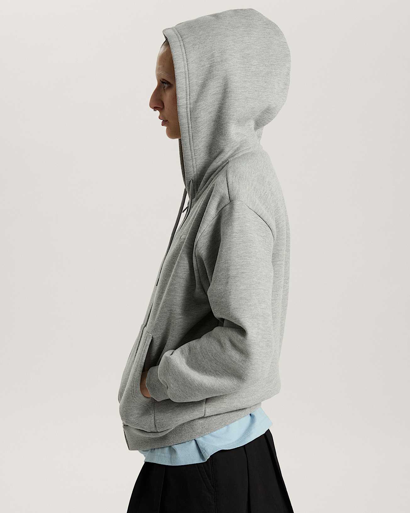 Salton FullZip Cement Heather VANS Grey ALT4