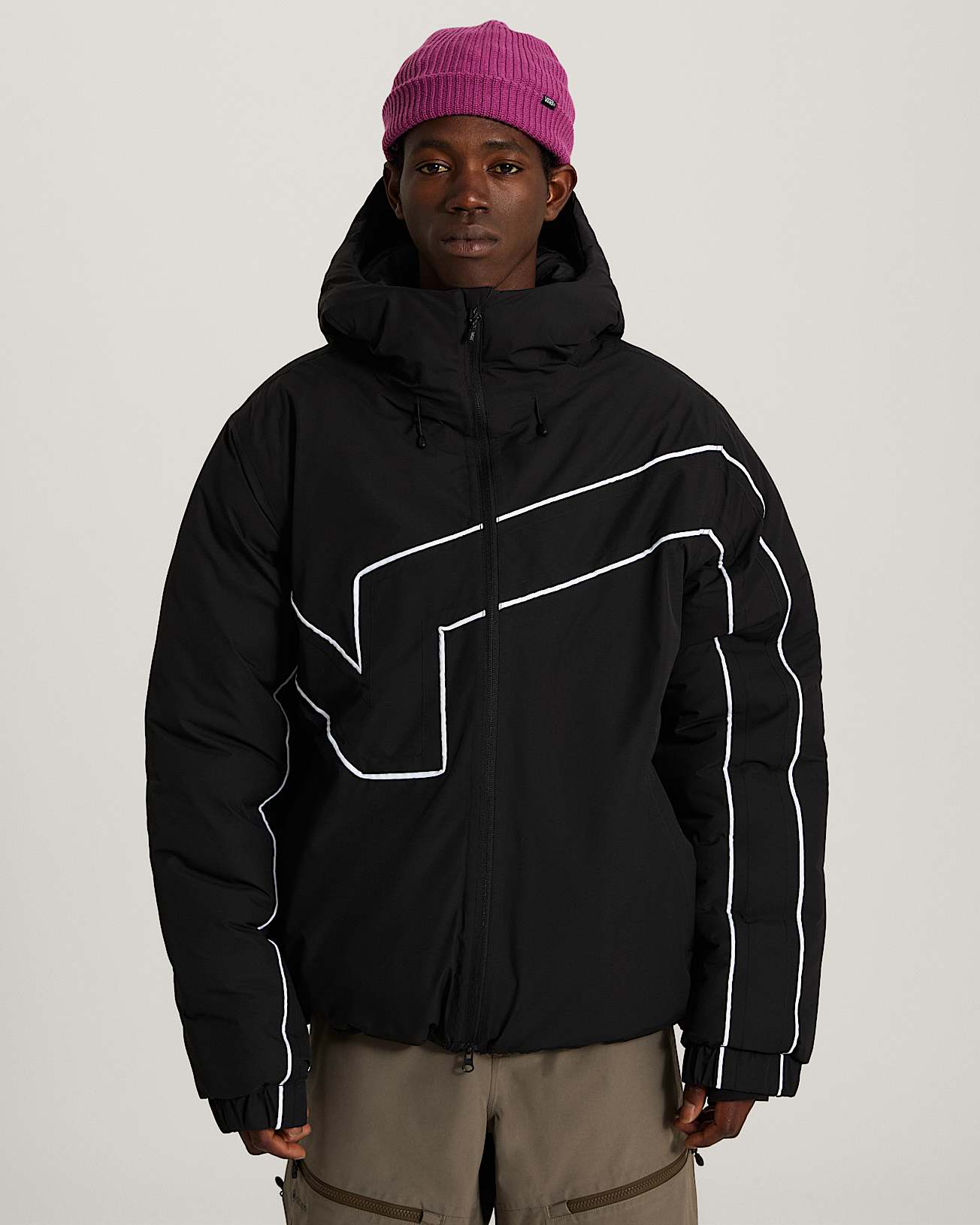 Doudoune  capuche 90s Big Block VANS Noir ALT2