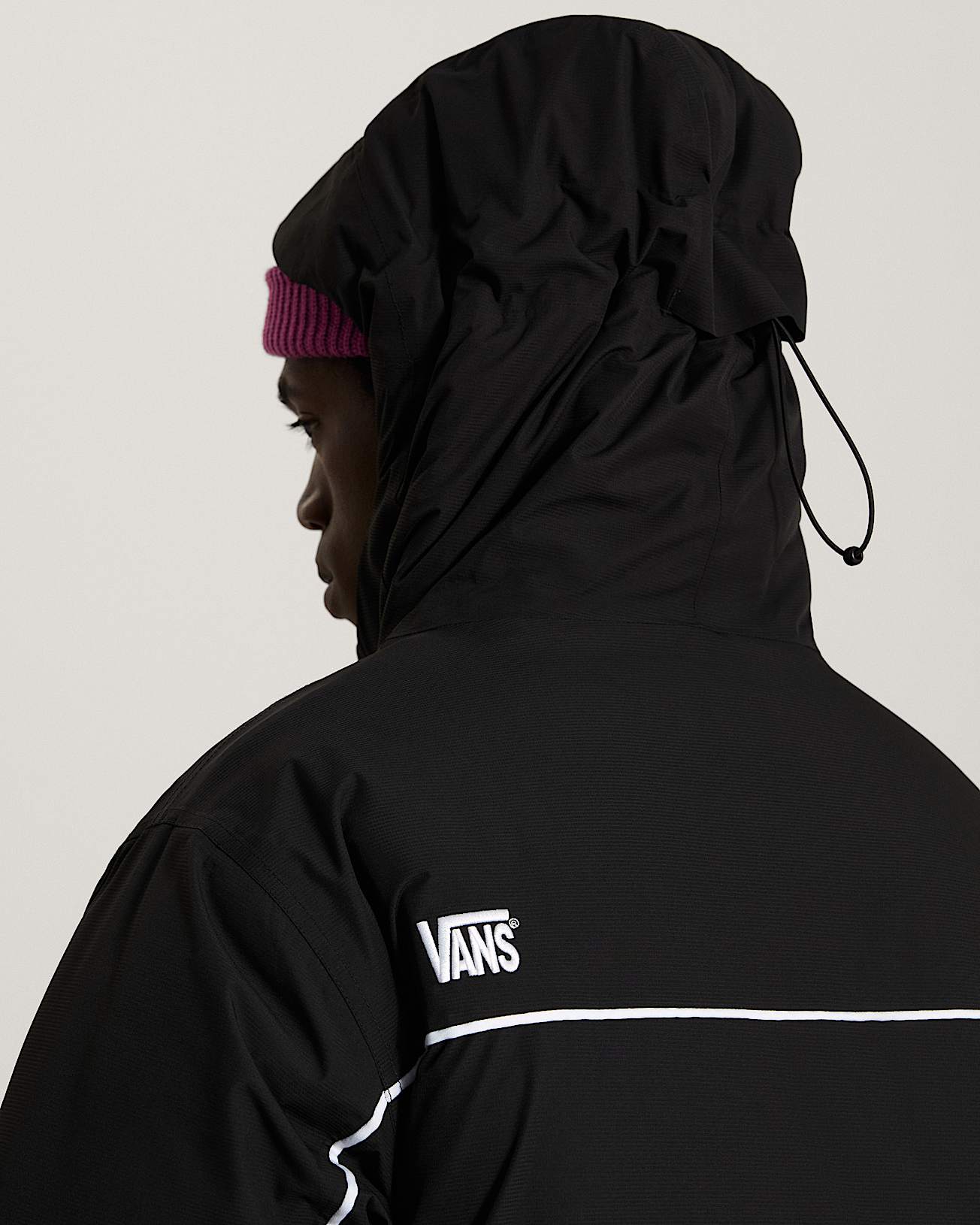 Doudoune  capuche 90s Big Block VANS Noir ALT6