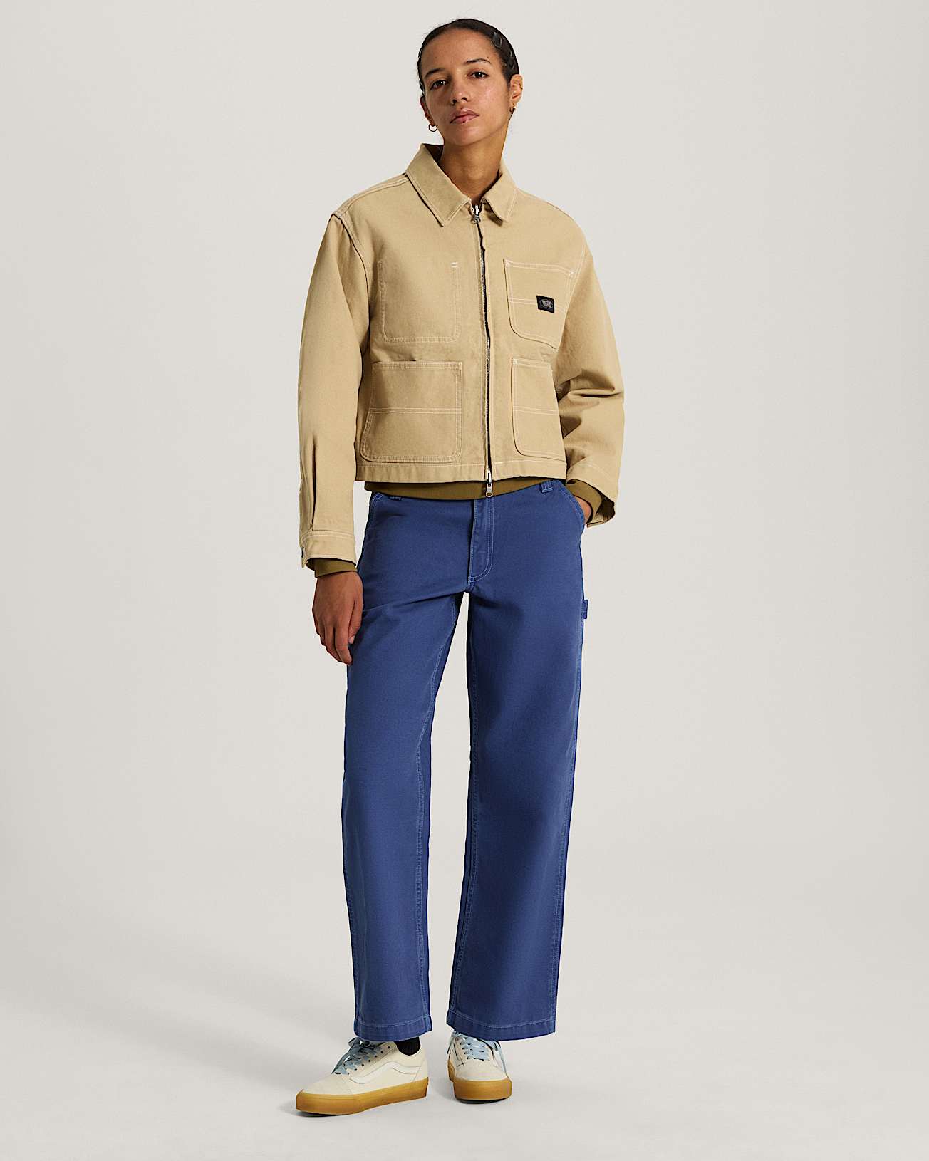 Pantalon Chore Mid Rise Straight VANS Bleu ALT5