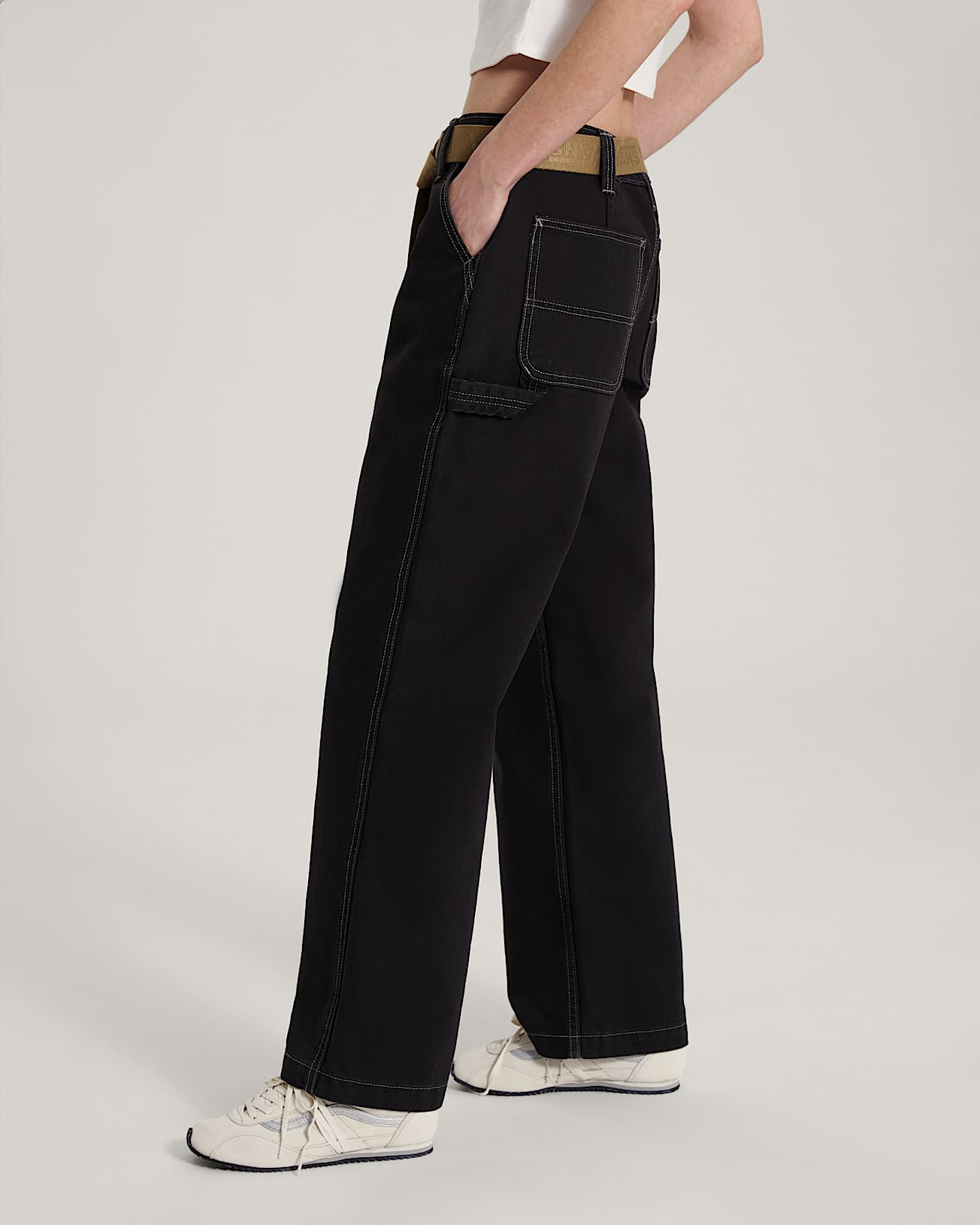 Pantalon Chore Mid Rise Straight VANS Noir ALT4