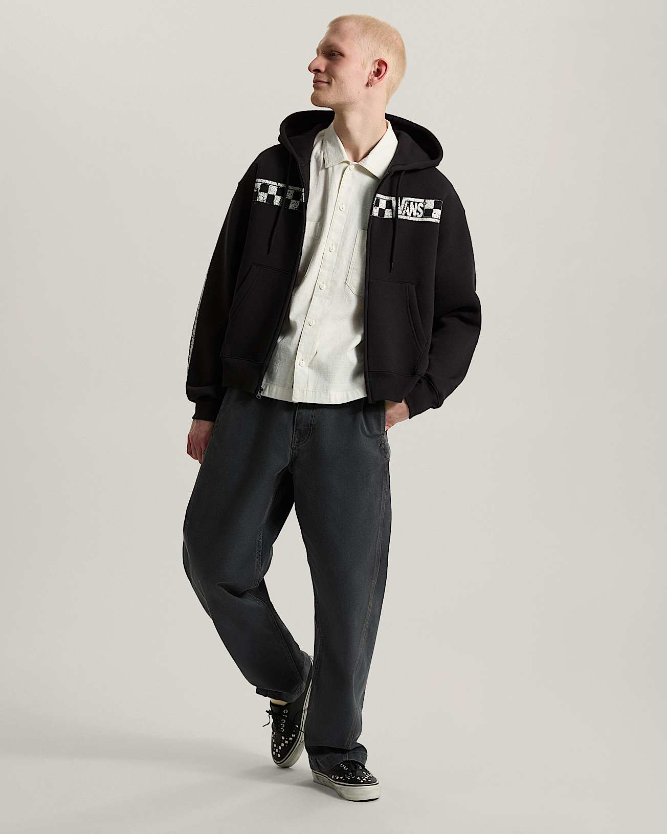 Vans Racing Full Hoodie mit Reiverschluss VANS Schwarz ALT5