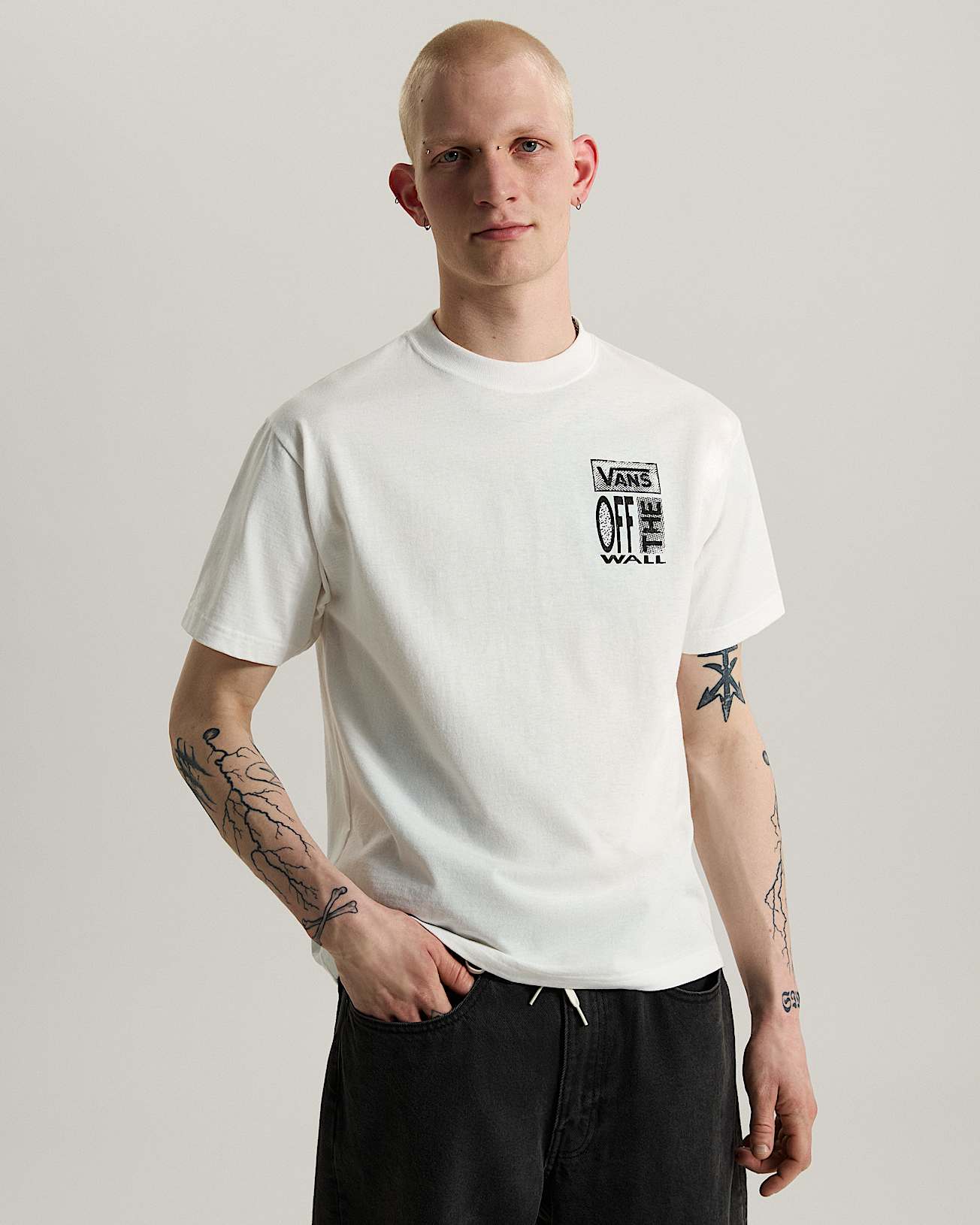 Cut and Paste SS Tee White VANS Blanc ALT2