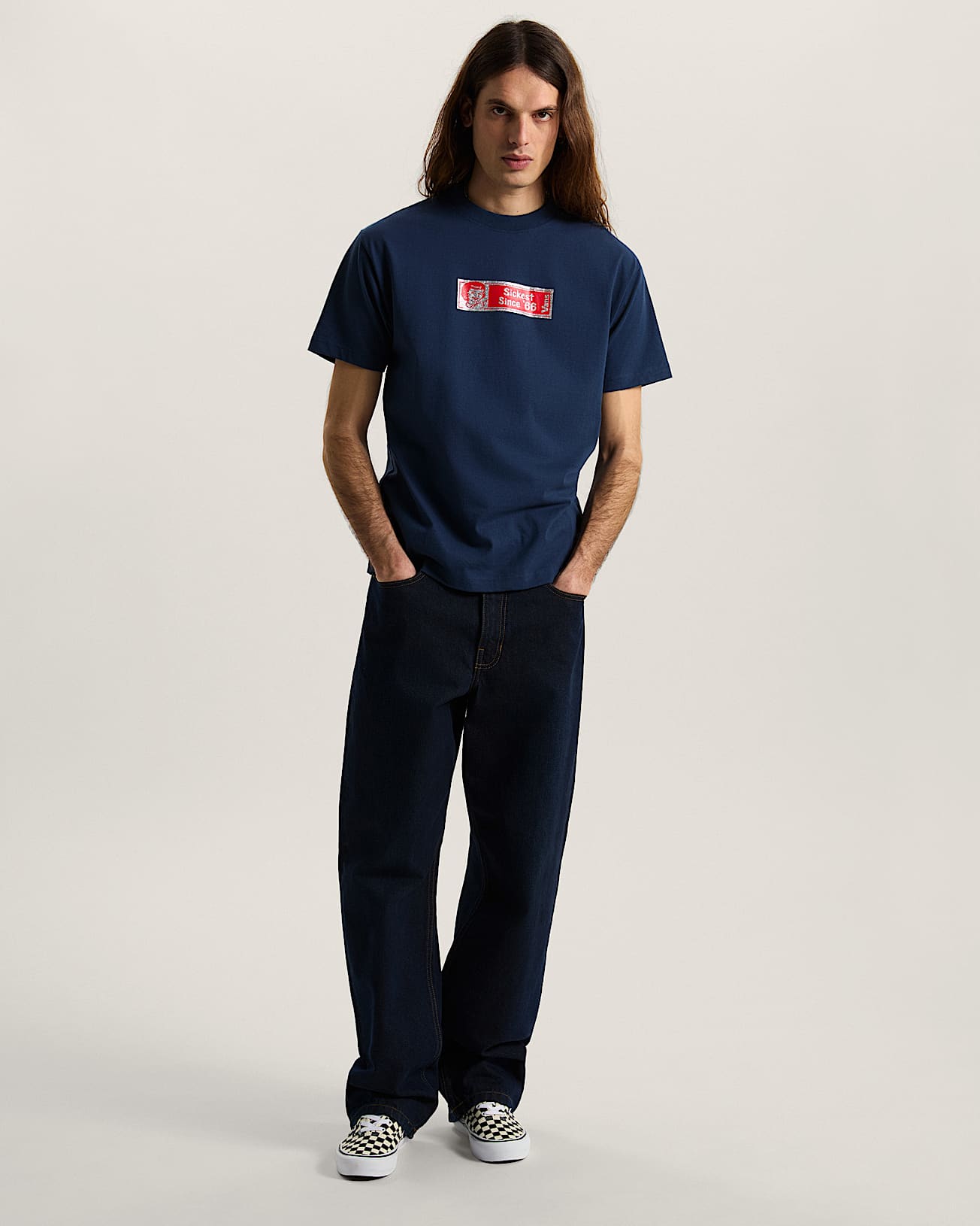 Sickest 66 SS Tee dress blues VANS Azul alt4