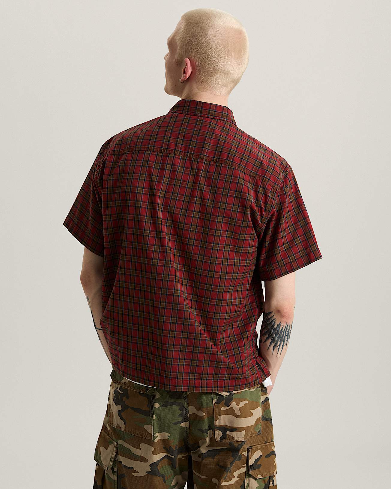 Larkspur Timber Plaid Shirt VANS Red ALT3
