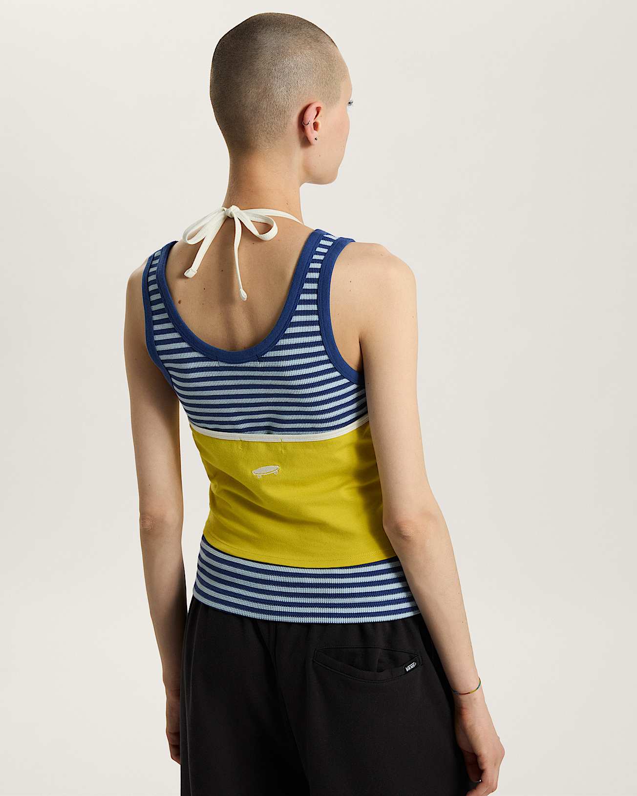 High Neck Halter Dusty Gold VANS Giallo ALT3