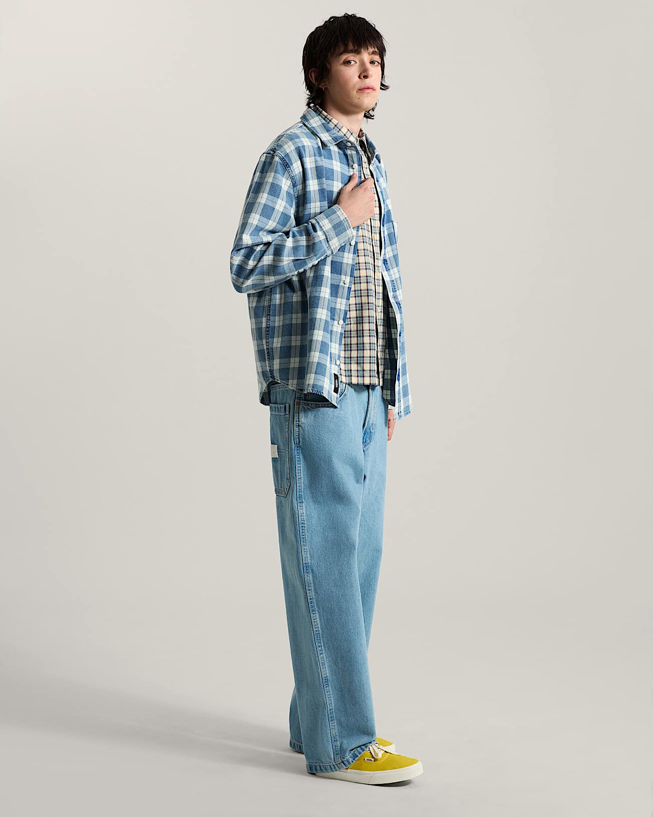 Drill Chore Baggy Carpenter Pant LIGHT STONEWASH VANS Bleu ALT5