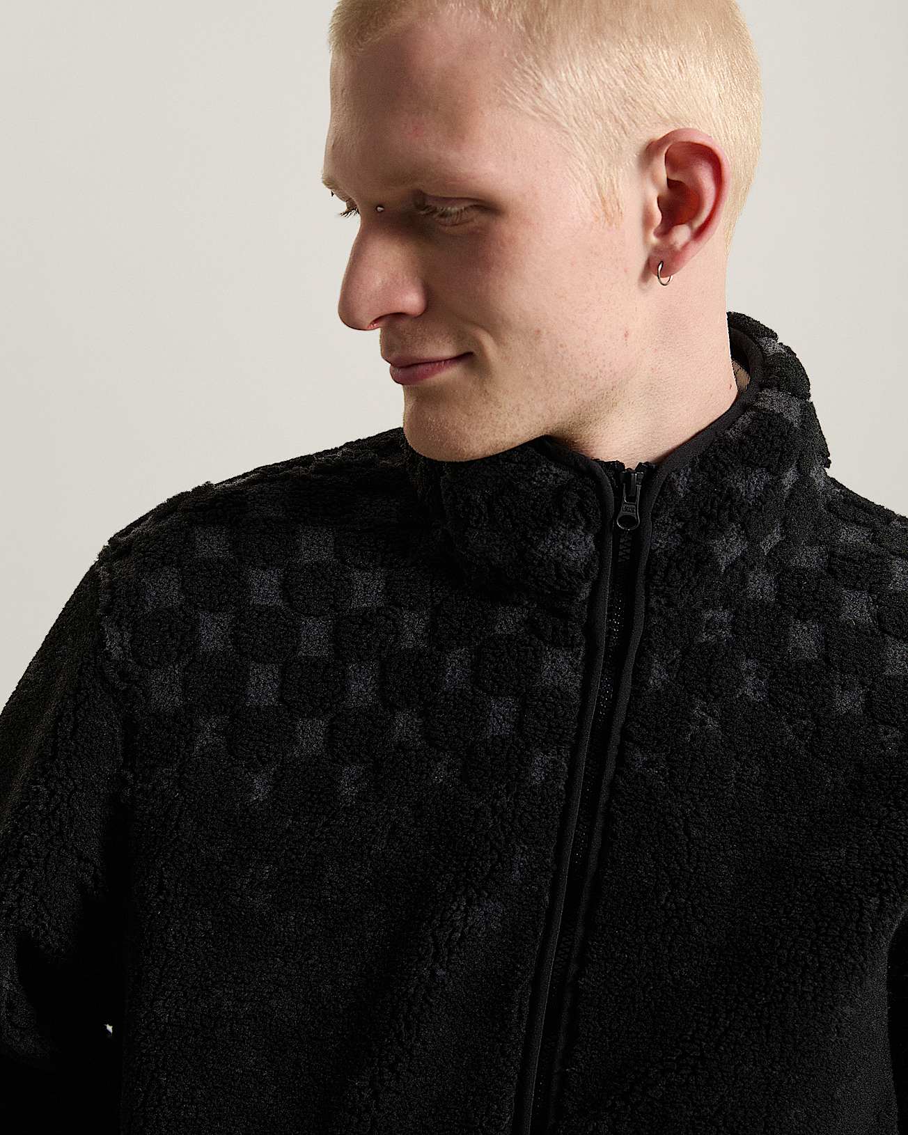 Nights High Pile Jacket Black VANS Noir ALT6