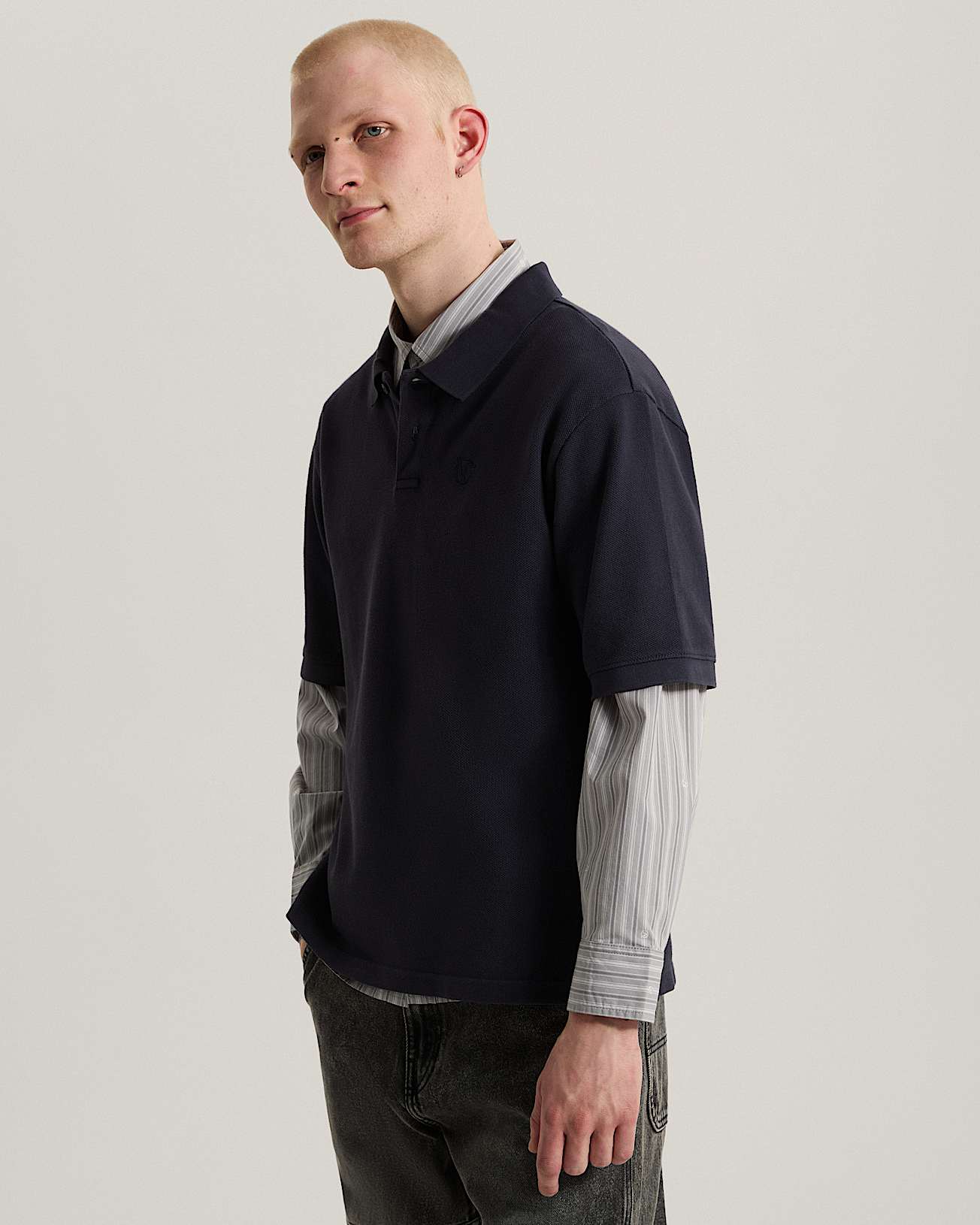 Vans X Rowan Z Washed Polo PARISIAN NIGHT VANS Bleu ALT2