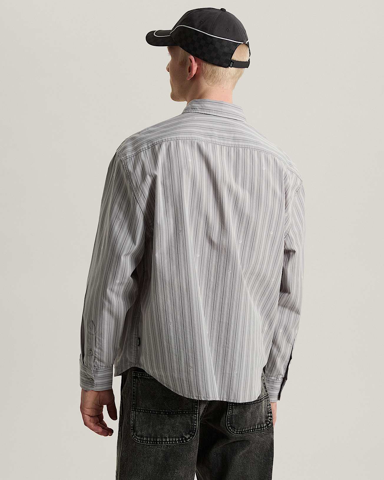 Camicia intessuta a maniche lunghe a righe Vans x Rowan VANS Grigio ALT3
