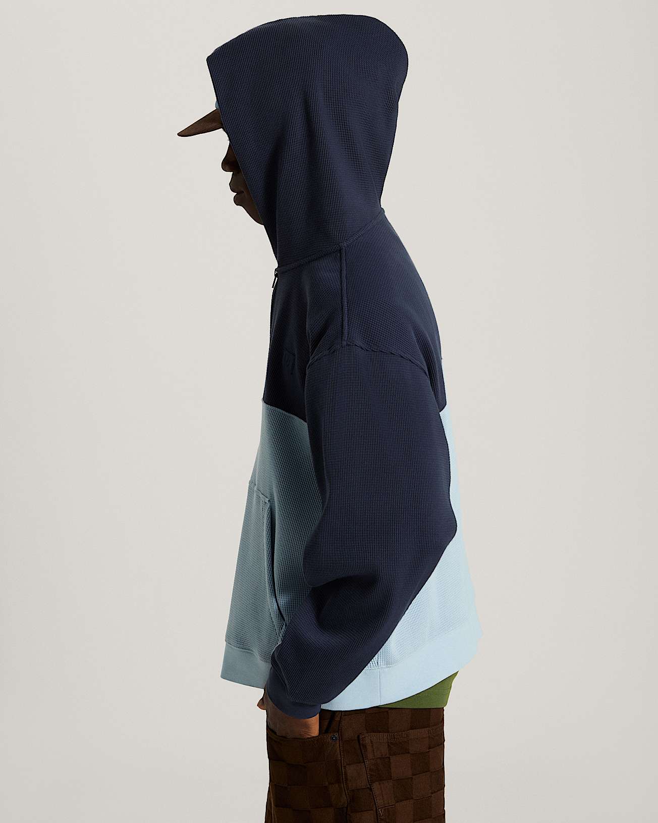 Sweat  capuche Vans X Rowan Quarter Zip VANS Bleu ALT4