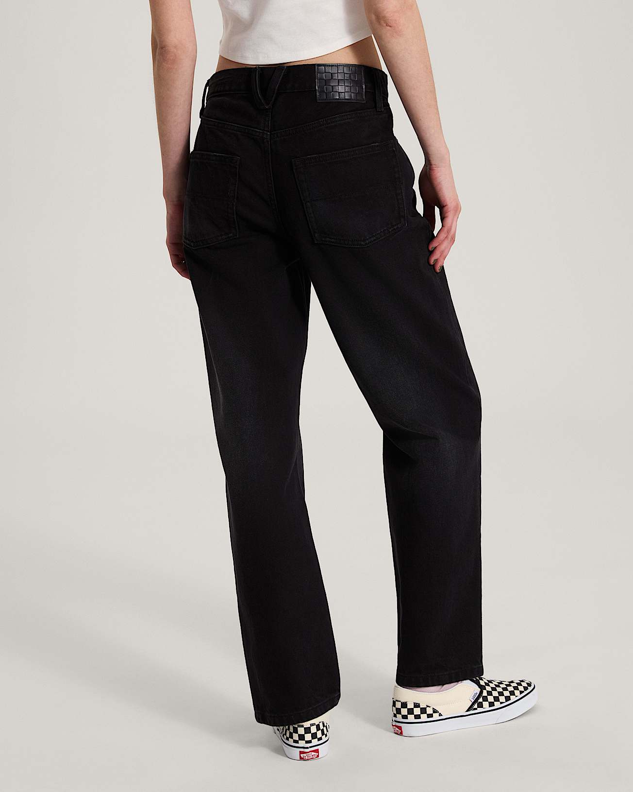 Pantalon droit Check5 Mid Rise VANS Noir ALT3