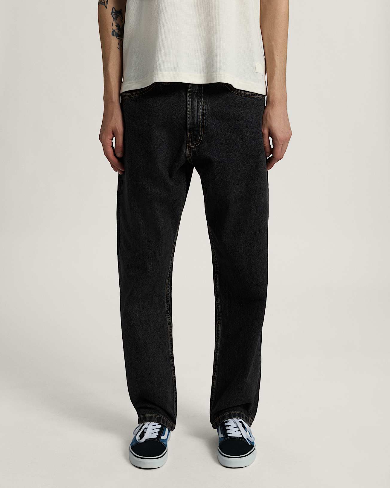 Check5 Straight Denim Pant Washed Black VANS Noir ALT2