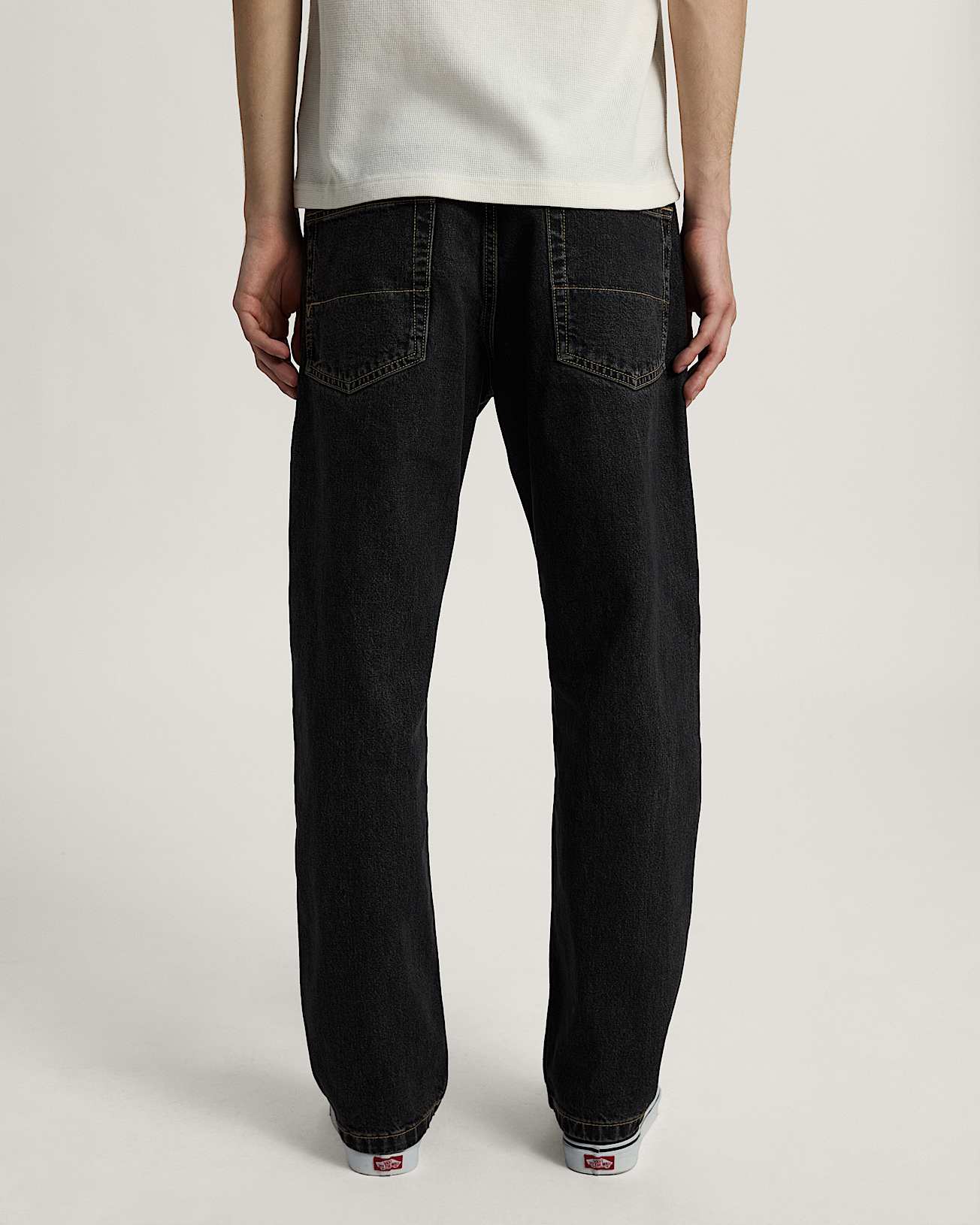 Check5 Straight Denim Pant Washed Black VANS Noir ALT3