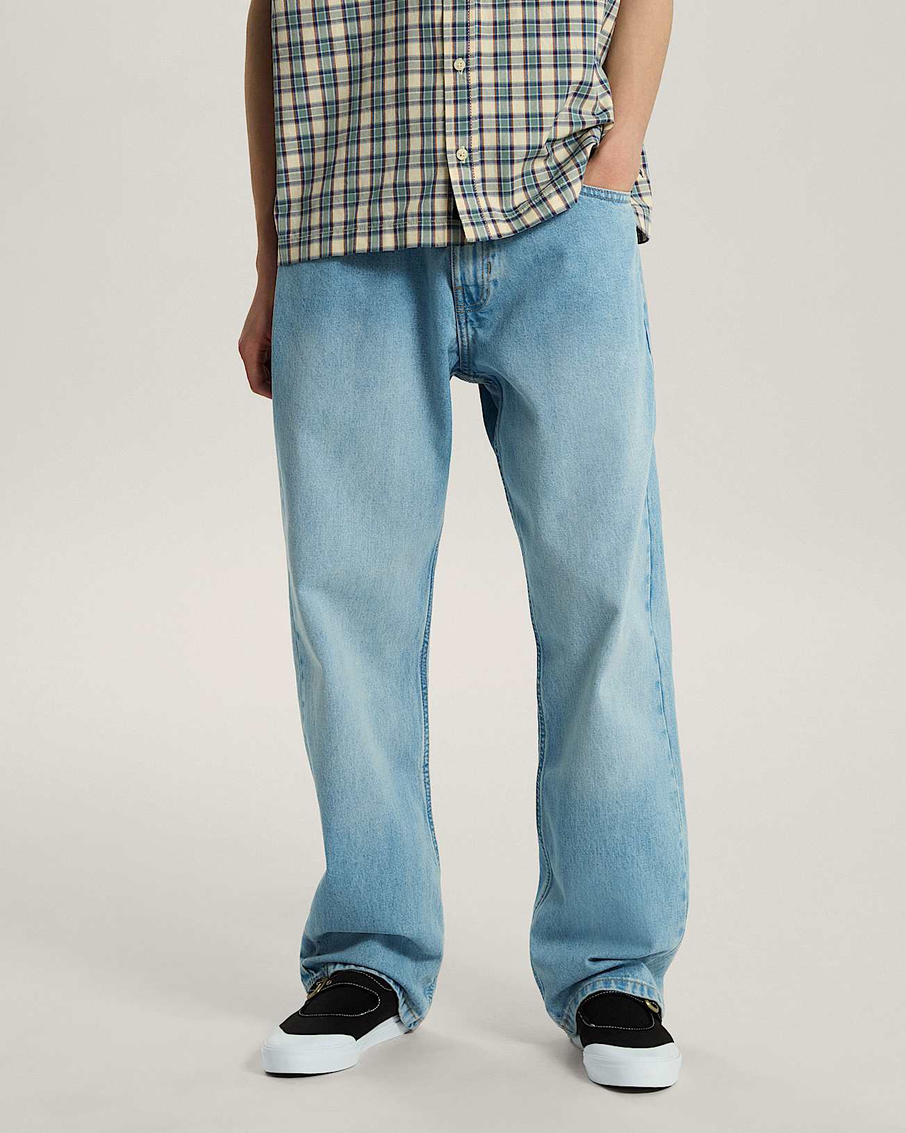 Check5 Straight Denim Pant LIGHT STONEWASH VANS Bleu ALT2