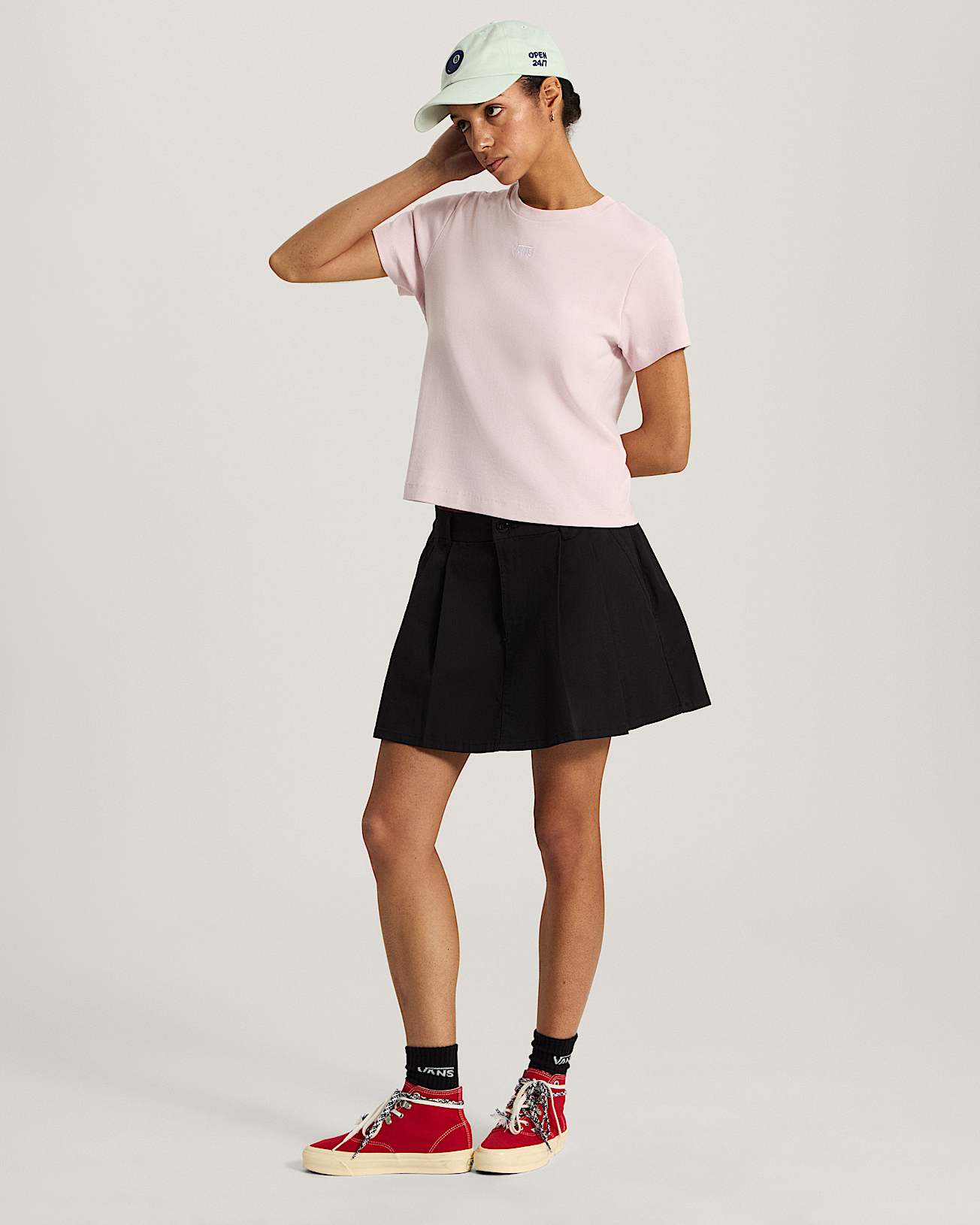 Cameron SS Tee Pale Petal VANS Rose ALT4
