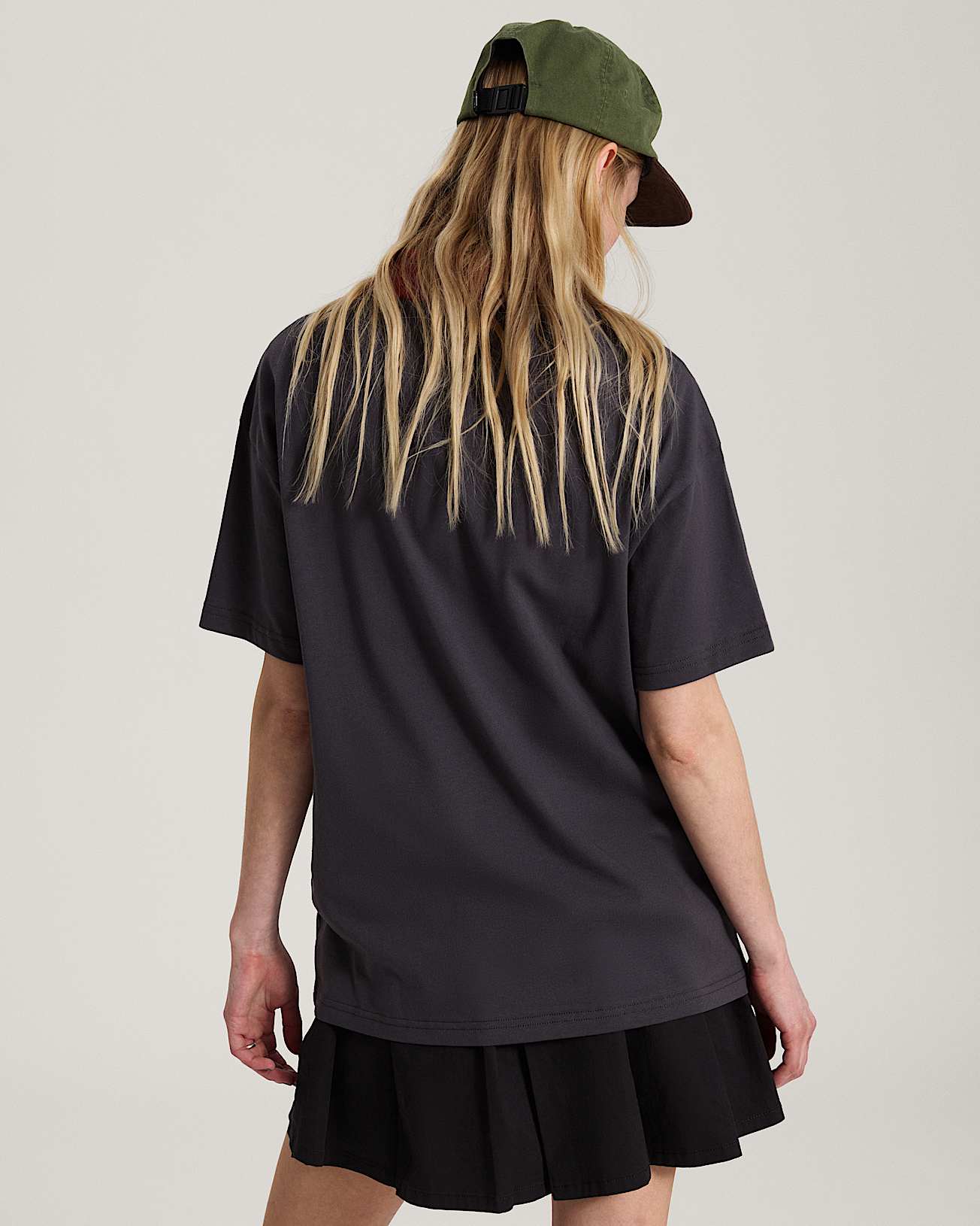 Minds Eye Oversized SS Tee Charcoal Grey VANS Grey ALT3