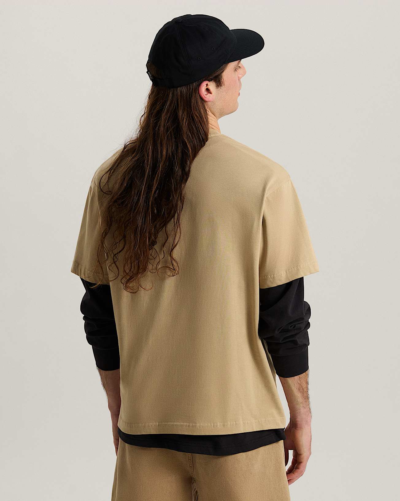 Tshirt Left Chest Logo VANS Beige ALT3