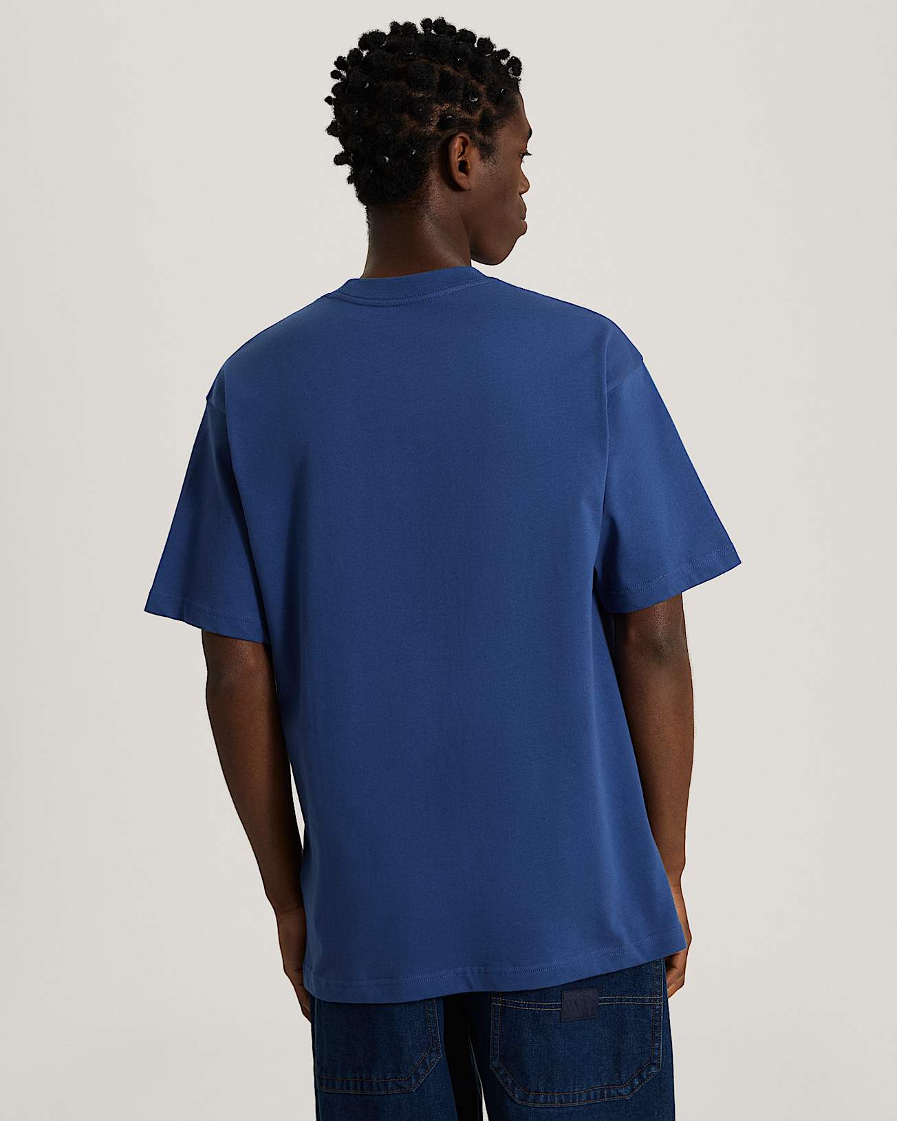 Tshirt Left Chest Logo VANS Bleu ALT3