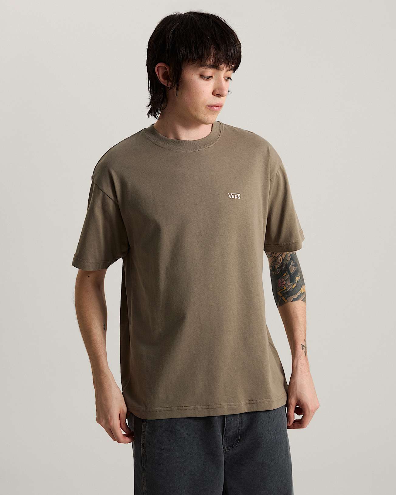 Tshirt Left Chest Logo VANS Gris ALT2