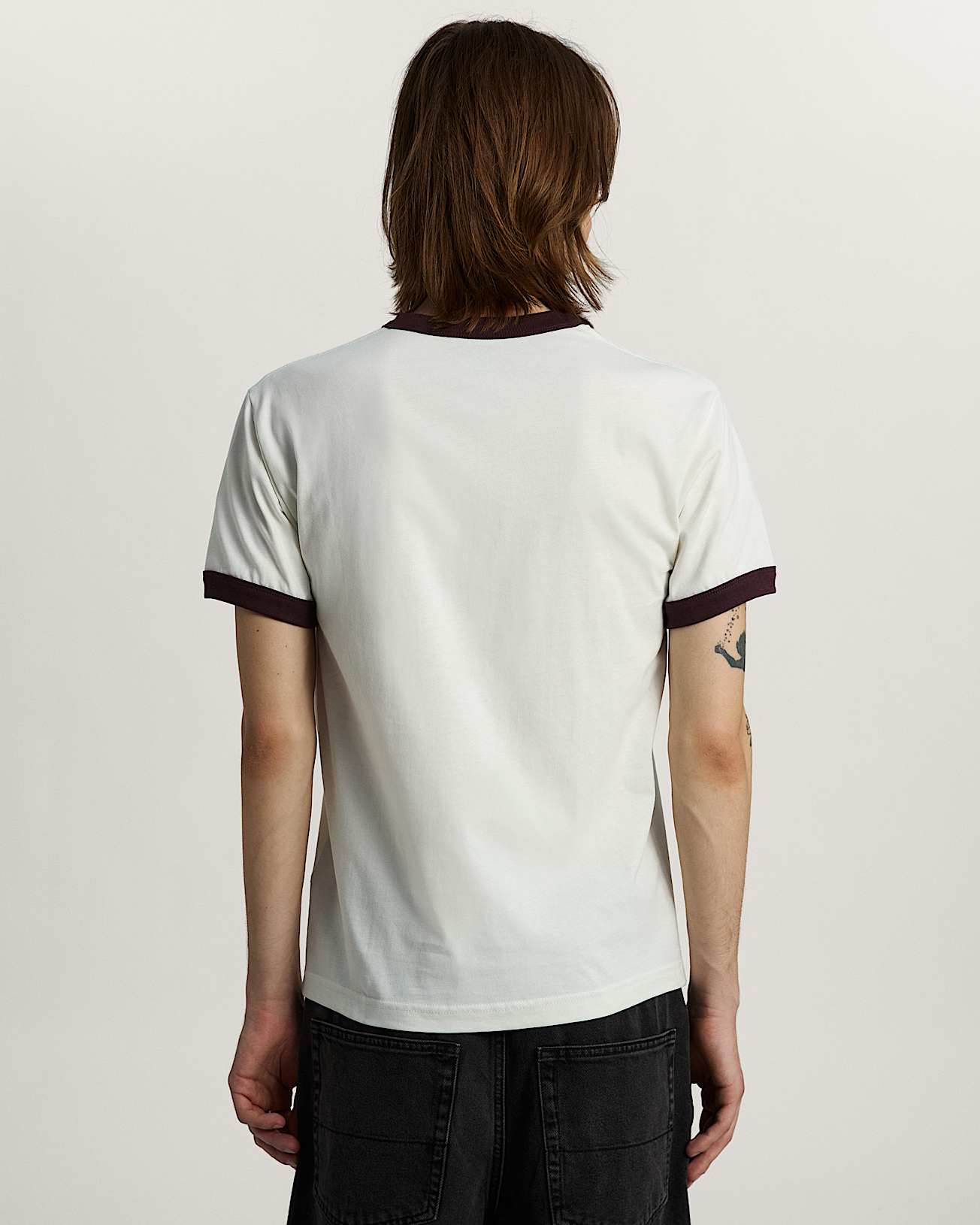 Tshirt Center Chest Ringer VANS Blanc ALT3
