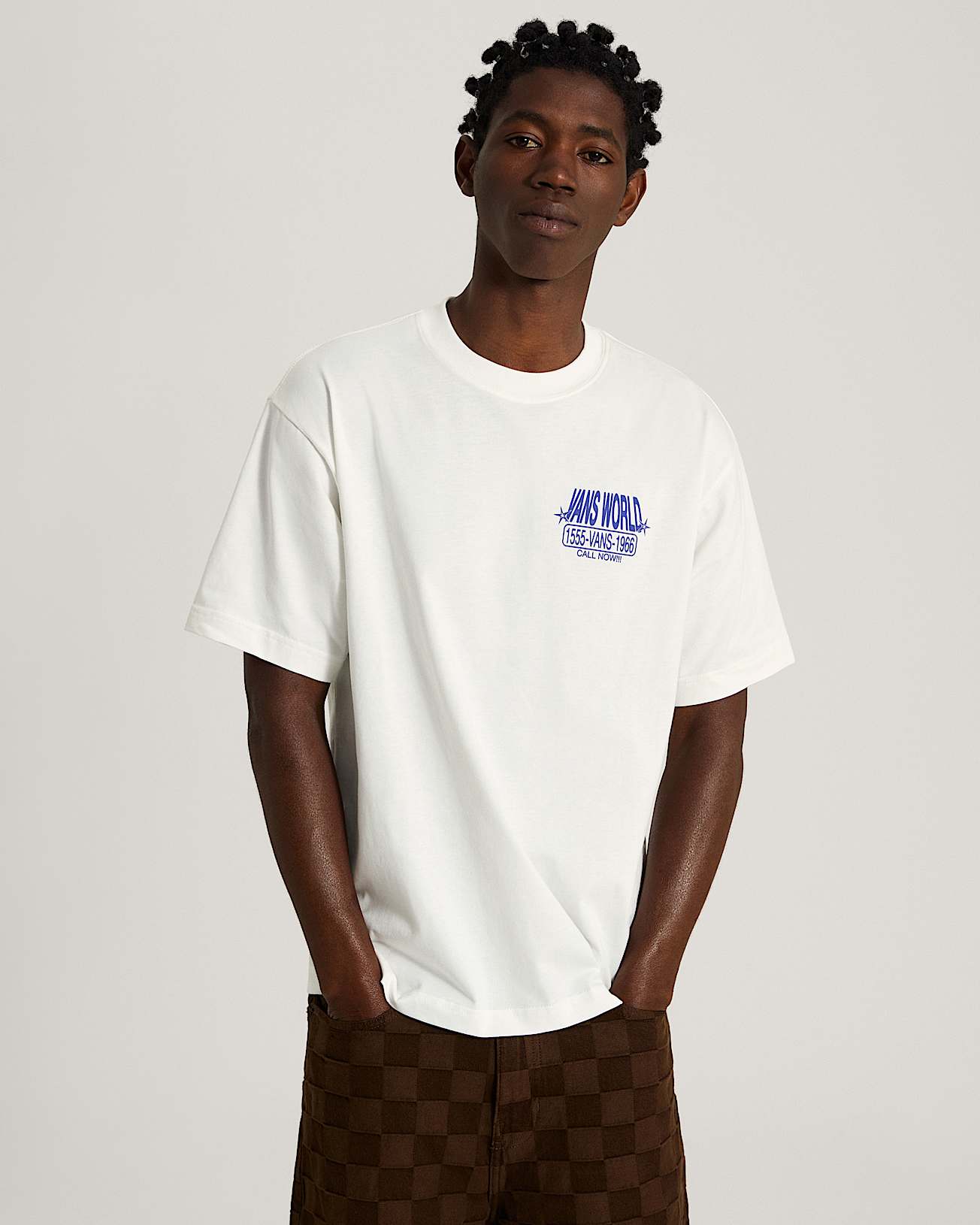 Vans World Intl SS Tee White VANS Wei ALT2