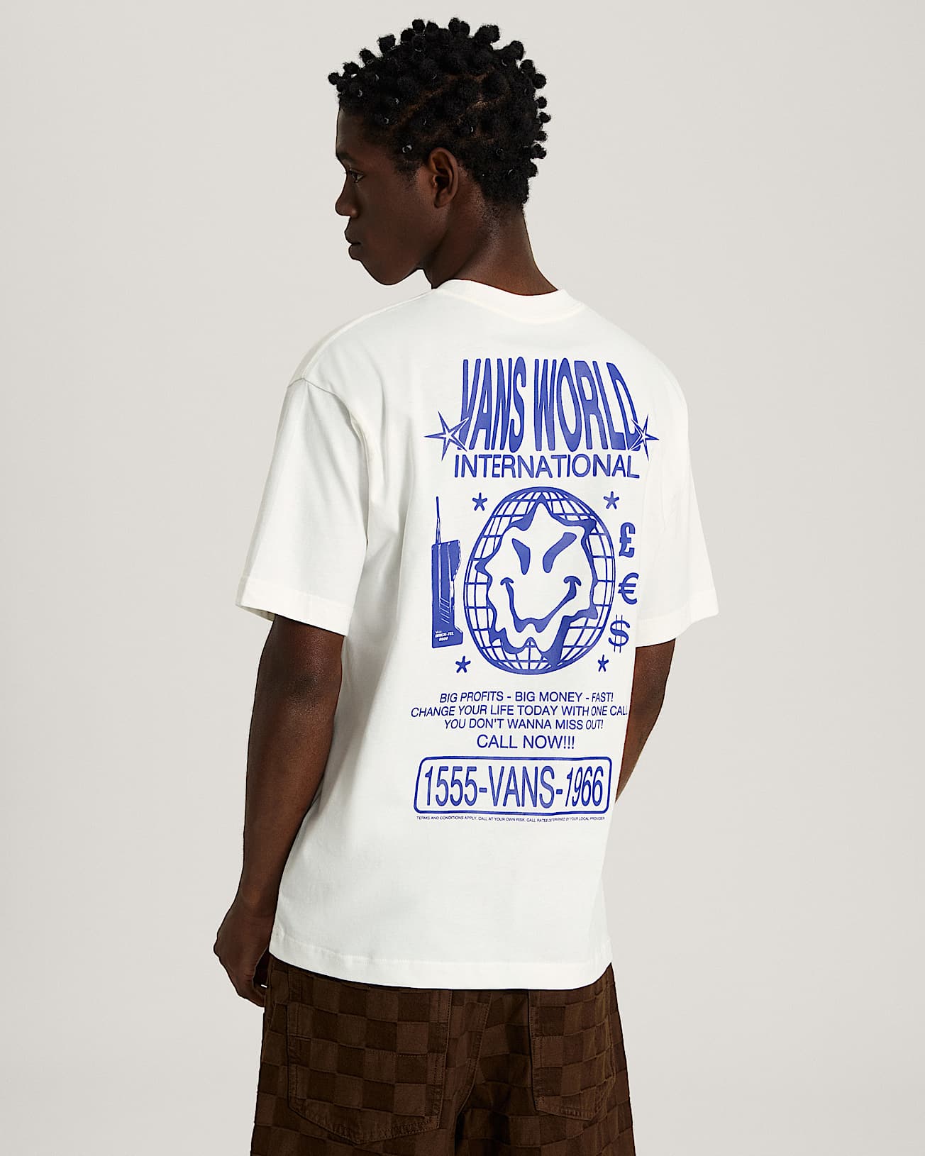 Vans World Intl SS Tee White VANS Wei ALT3