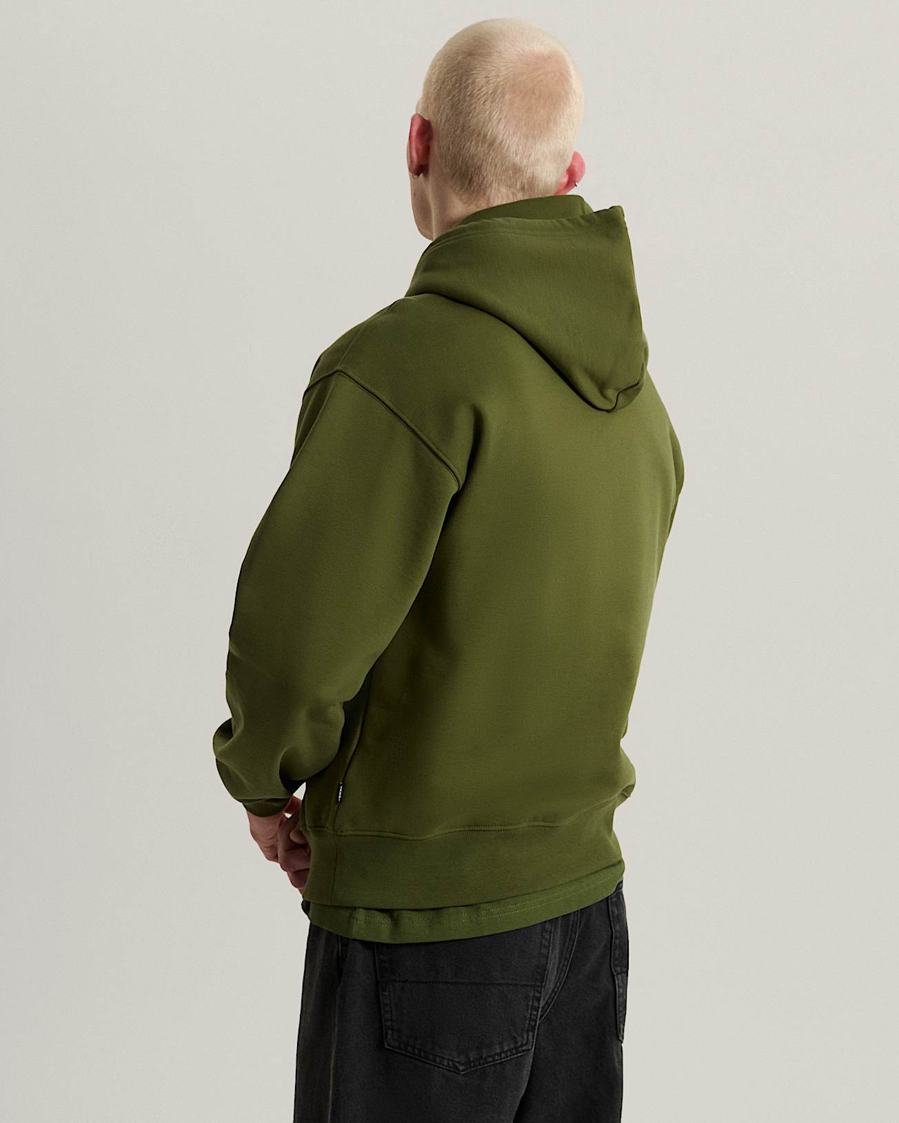 Left Chest II Logo Pullover Hoodie VANS Green ALT3