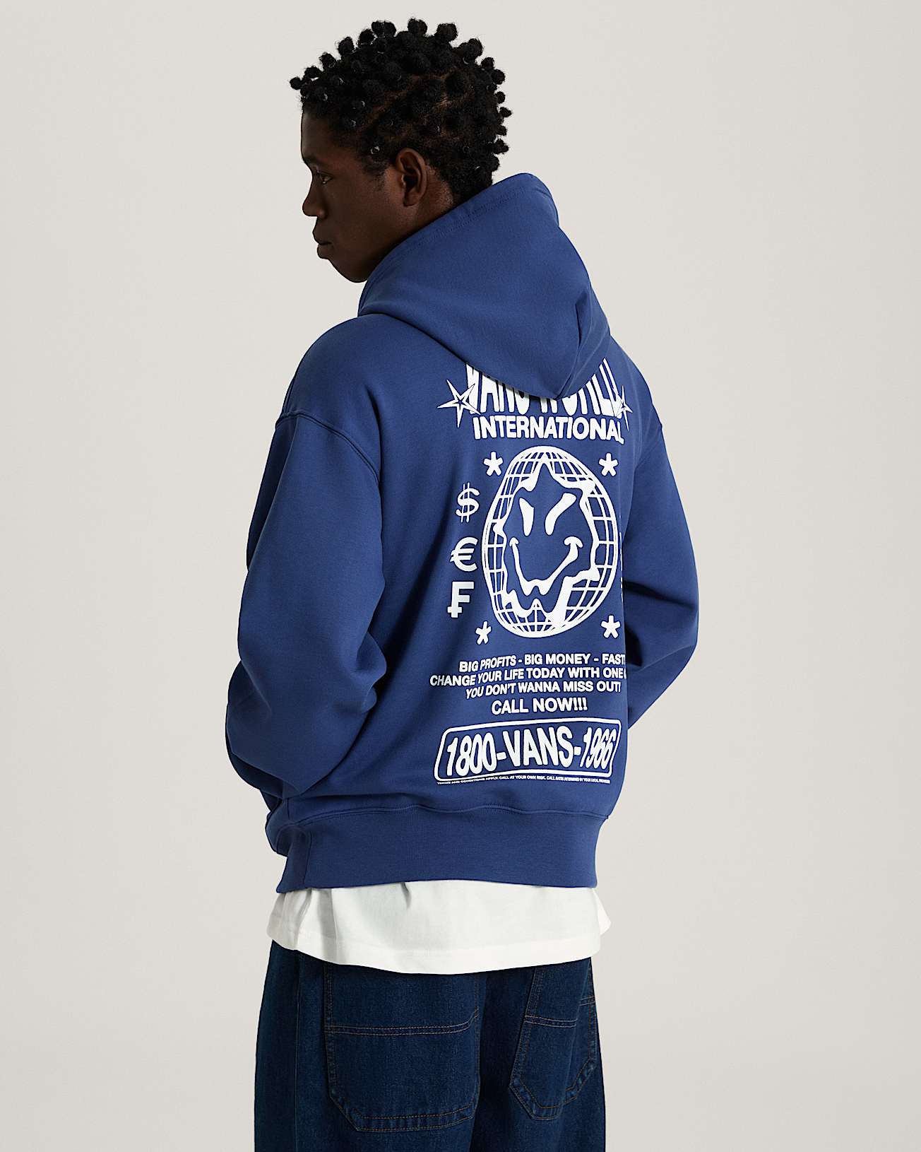 Vans World Intl Pullover True Navy VANS Blue ALT3