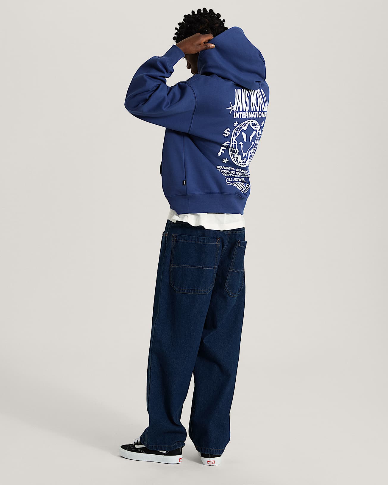 Vans World Intl Pullover True Navy VANS Blue ALT5