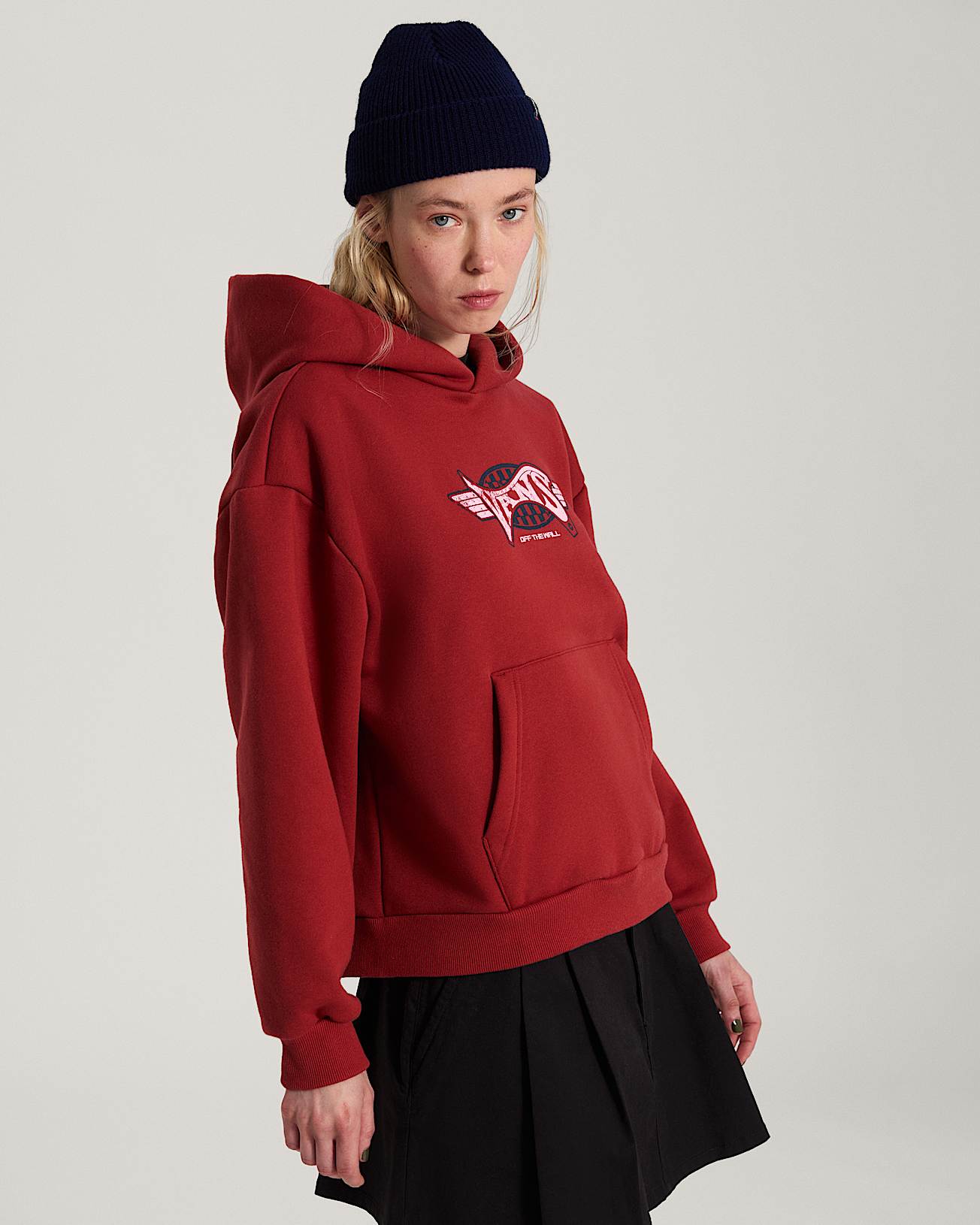 Retro Sport Pullover Poppy Ember VANS Red ALT2