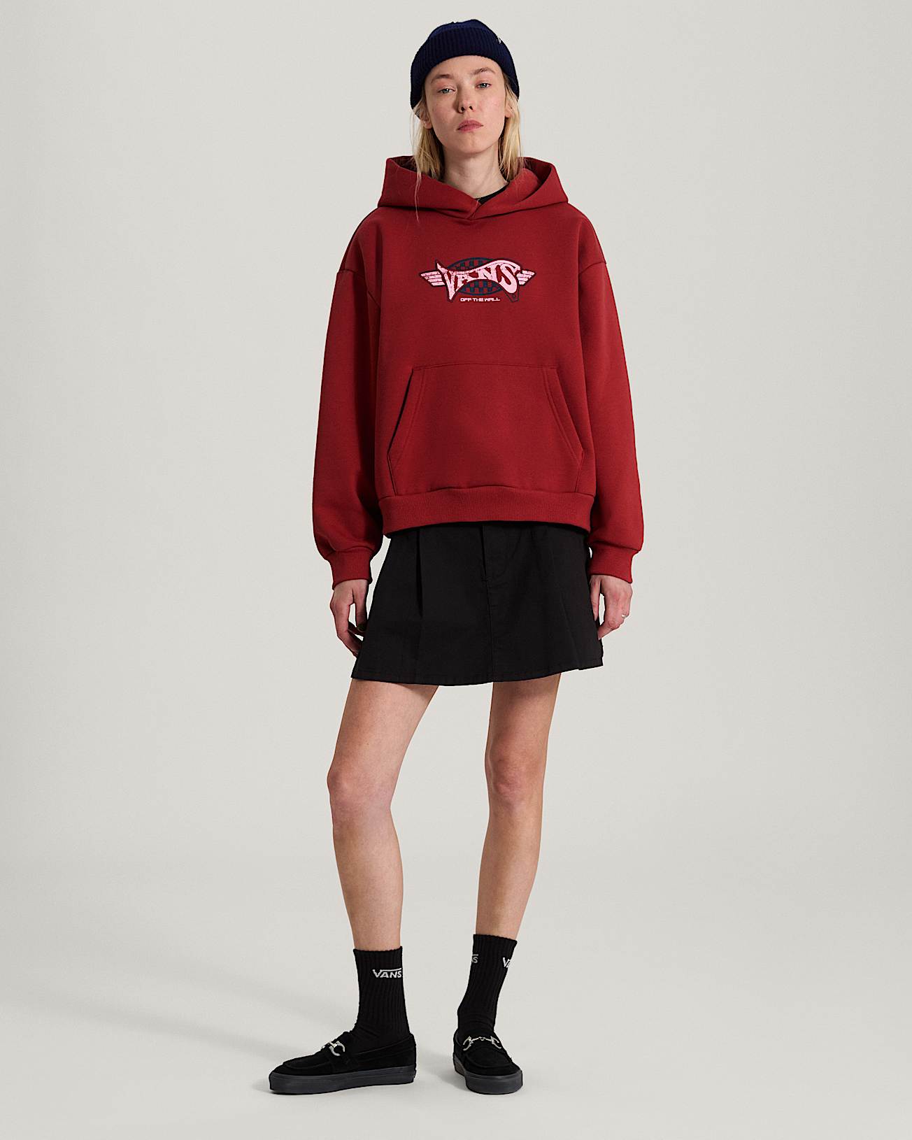 Retro Sport Pullover Poppy Ember VANS Red ALT5