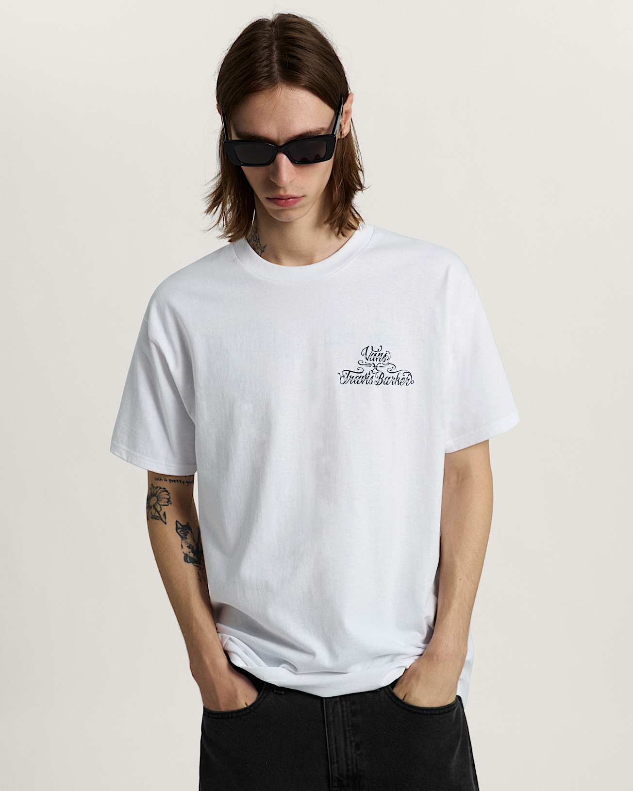 Vans X Travis Barker Tee VANS Wit ALT2