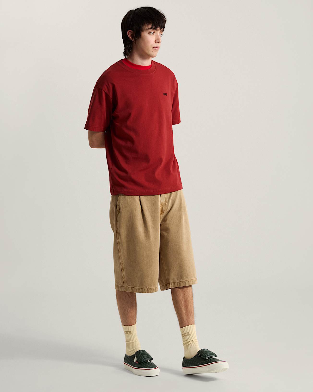 Left Chest Logo II TShirt VANS Rot ALT4