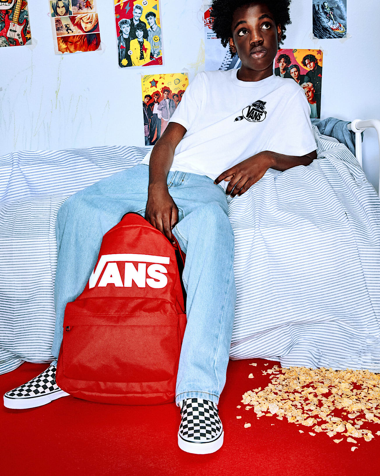 Old Skool Rucksack VANS Rot ALT1