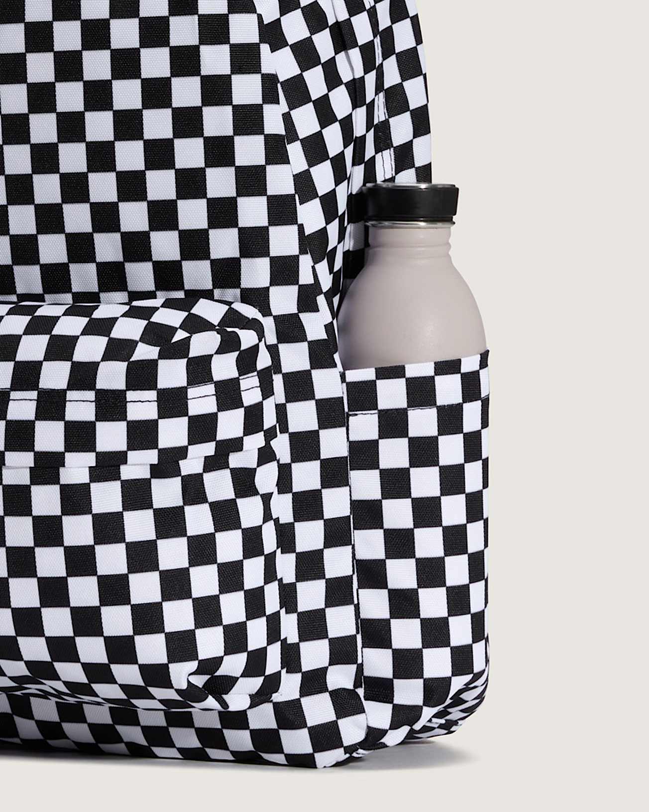 Old Skool Check Backpack VANS Black ALT4