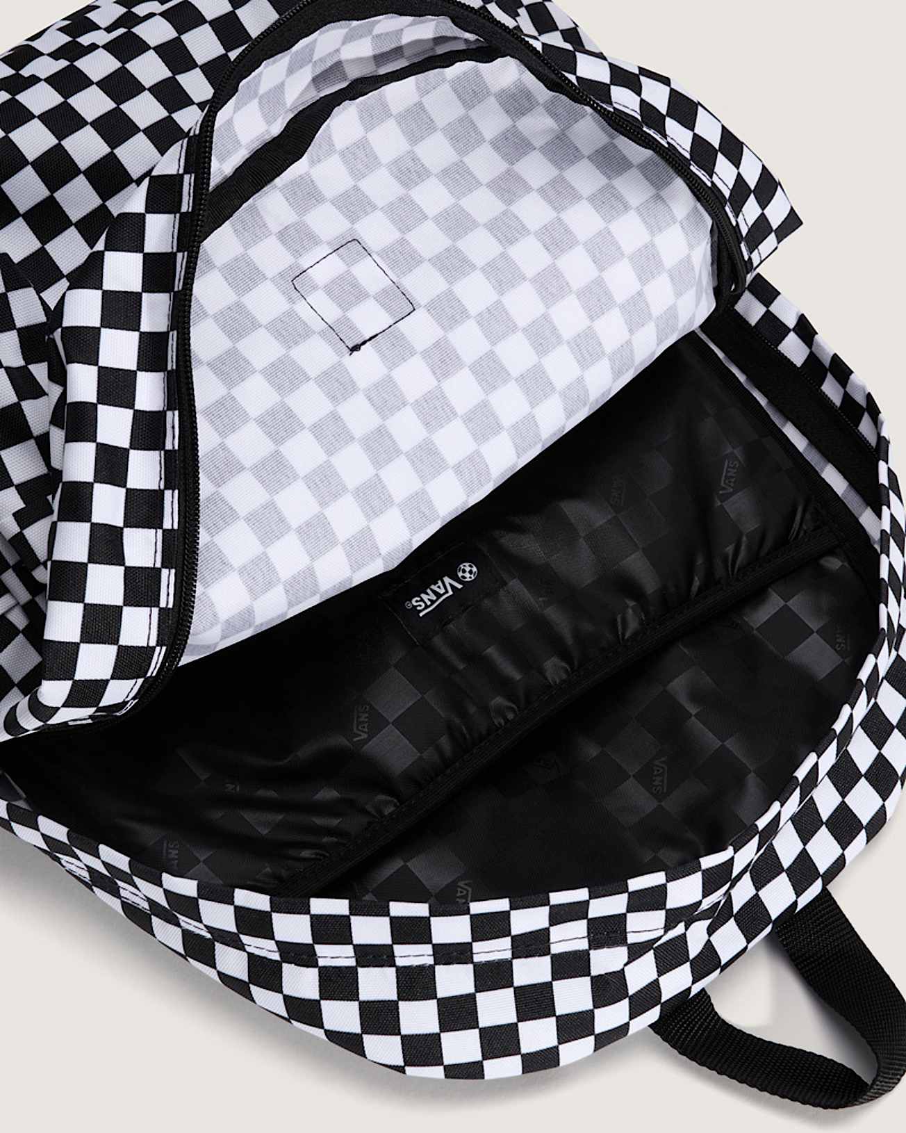 Old Skool Check Backpack VANS Black ALT6
