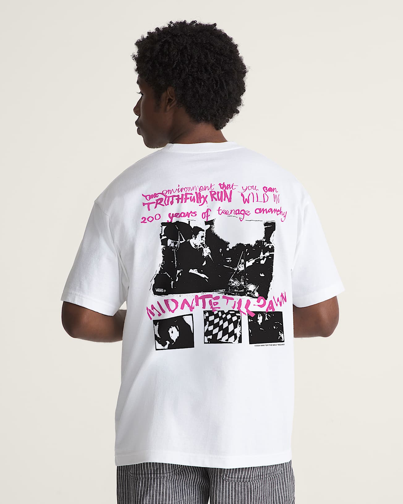 Sex Pistols Run Wild on the Green SS Tee White VANS Blanc alt3