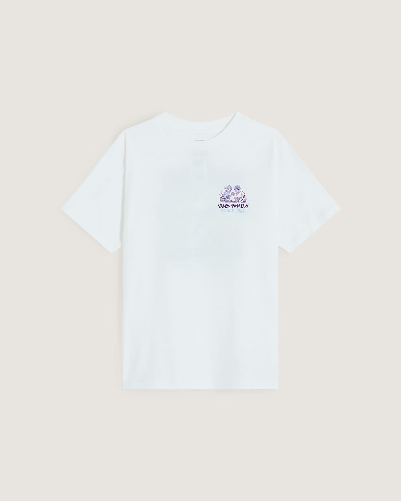Tshirt Checker Bros Enfant 814 ans VANS Blanc HERO
