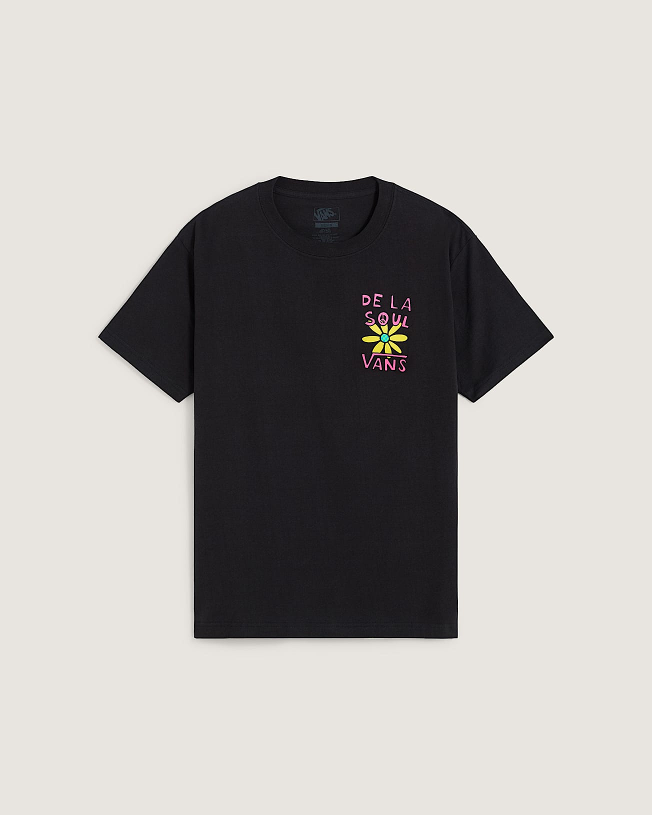 De La Soul DAISY SS Tee Black VANS Noir hero