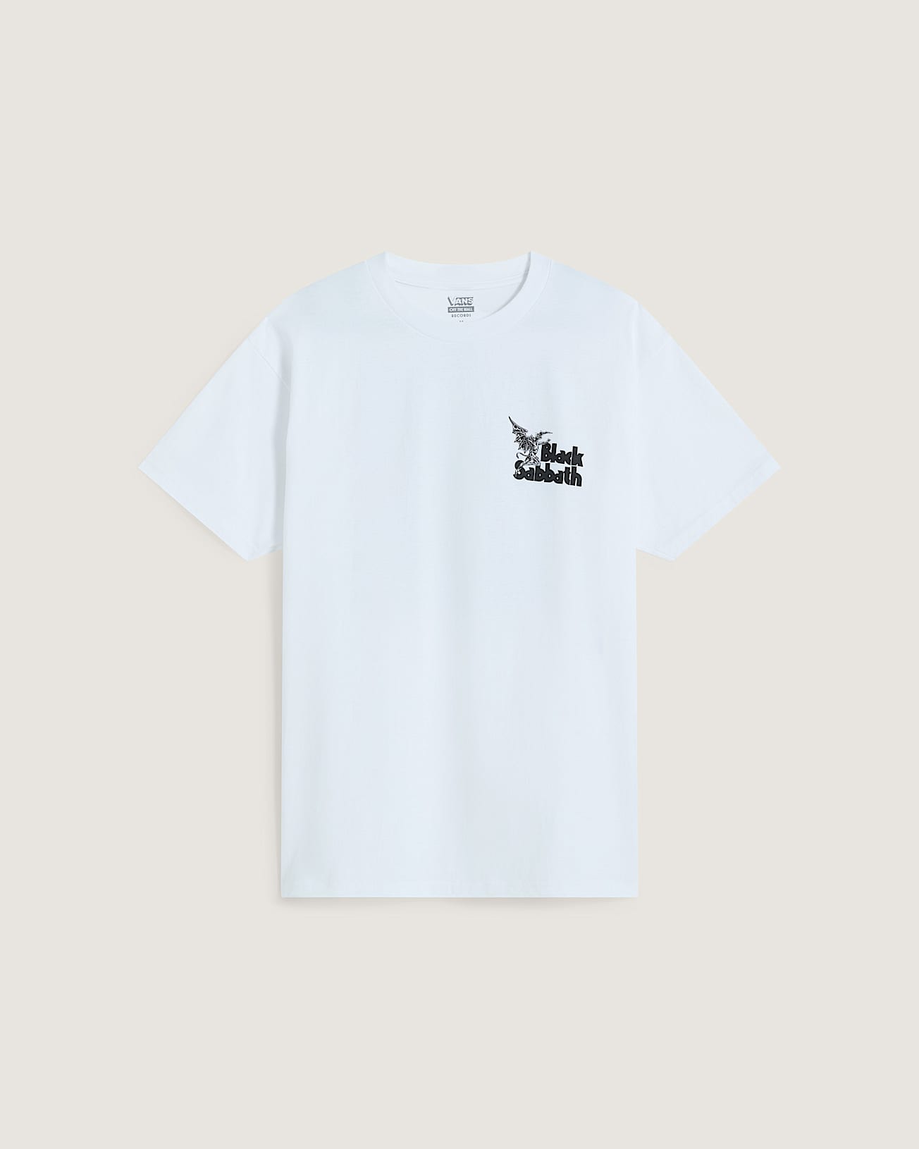 Black Sabbath SS Tee White VANS Blanc hero