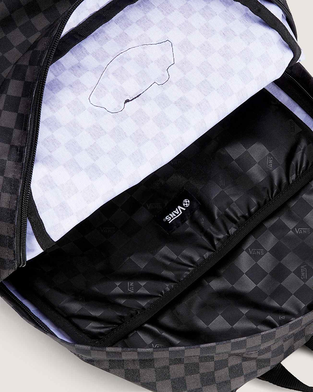 Old Skool Check Rucksack VANS Grau ALT5