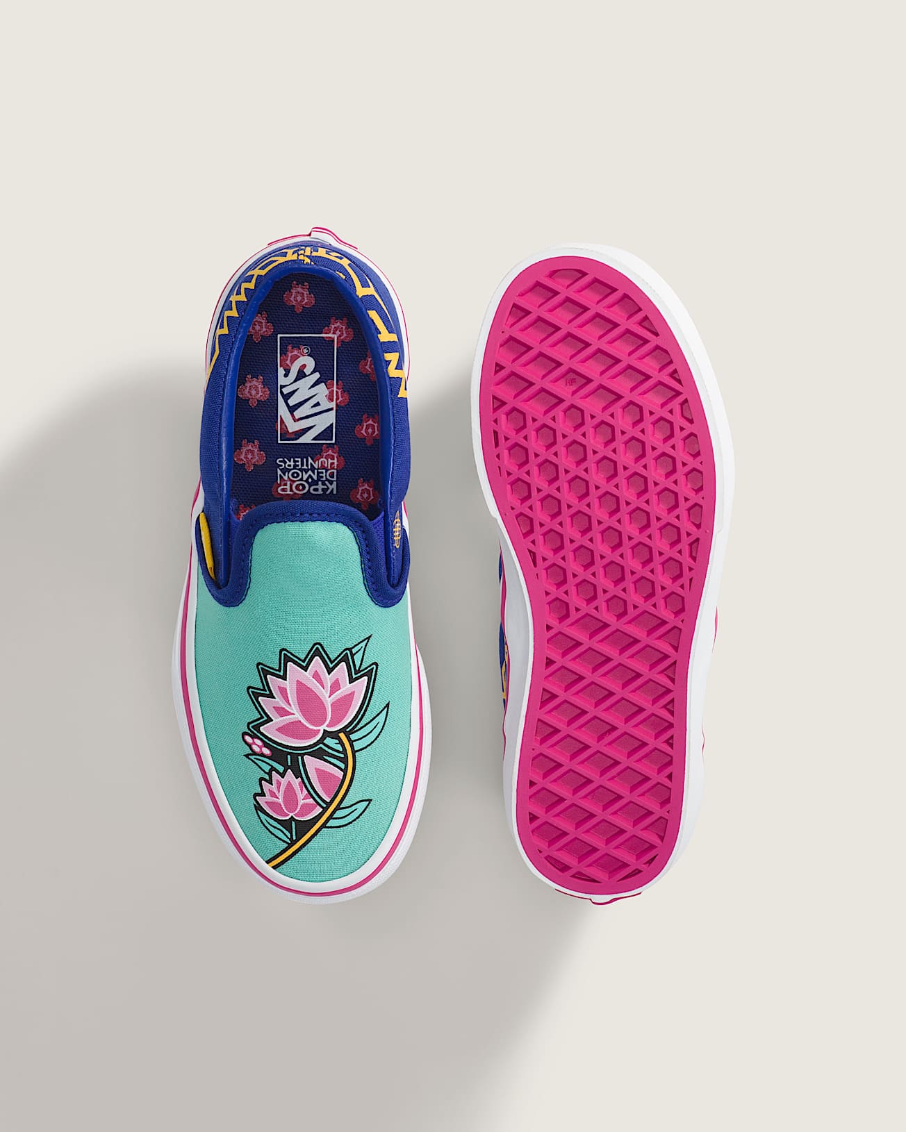 Scarpe Bambinoa KPop Demon Hunters x Vans Classic SlipOn 48 anni VANS Blu ALT2