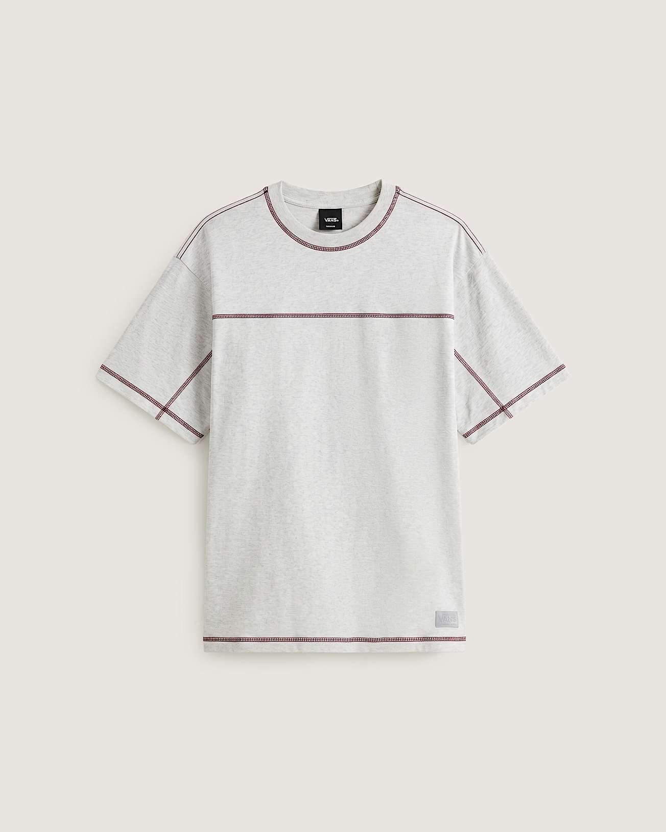 Contrast Stitch Loose Fit SS Tee ASH HEATHER VANS Gris HERO