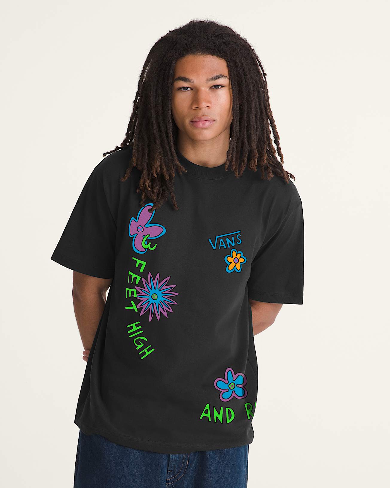 De La Soul 3 Feet High and Rising SS Tee Black VANS Nero ALT2