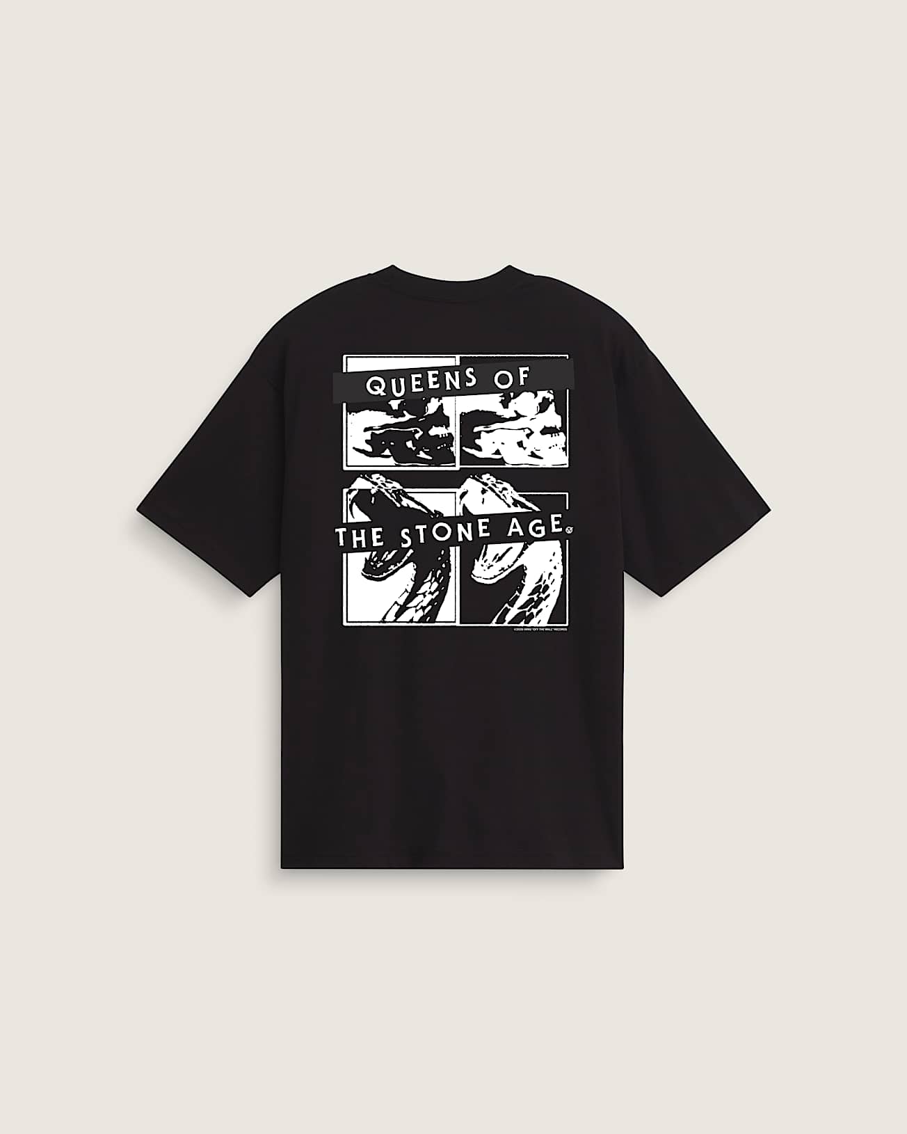 Queens of the Stone Age Ouroboros SS Tee Black VANS Nero HERO