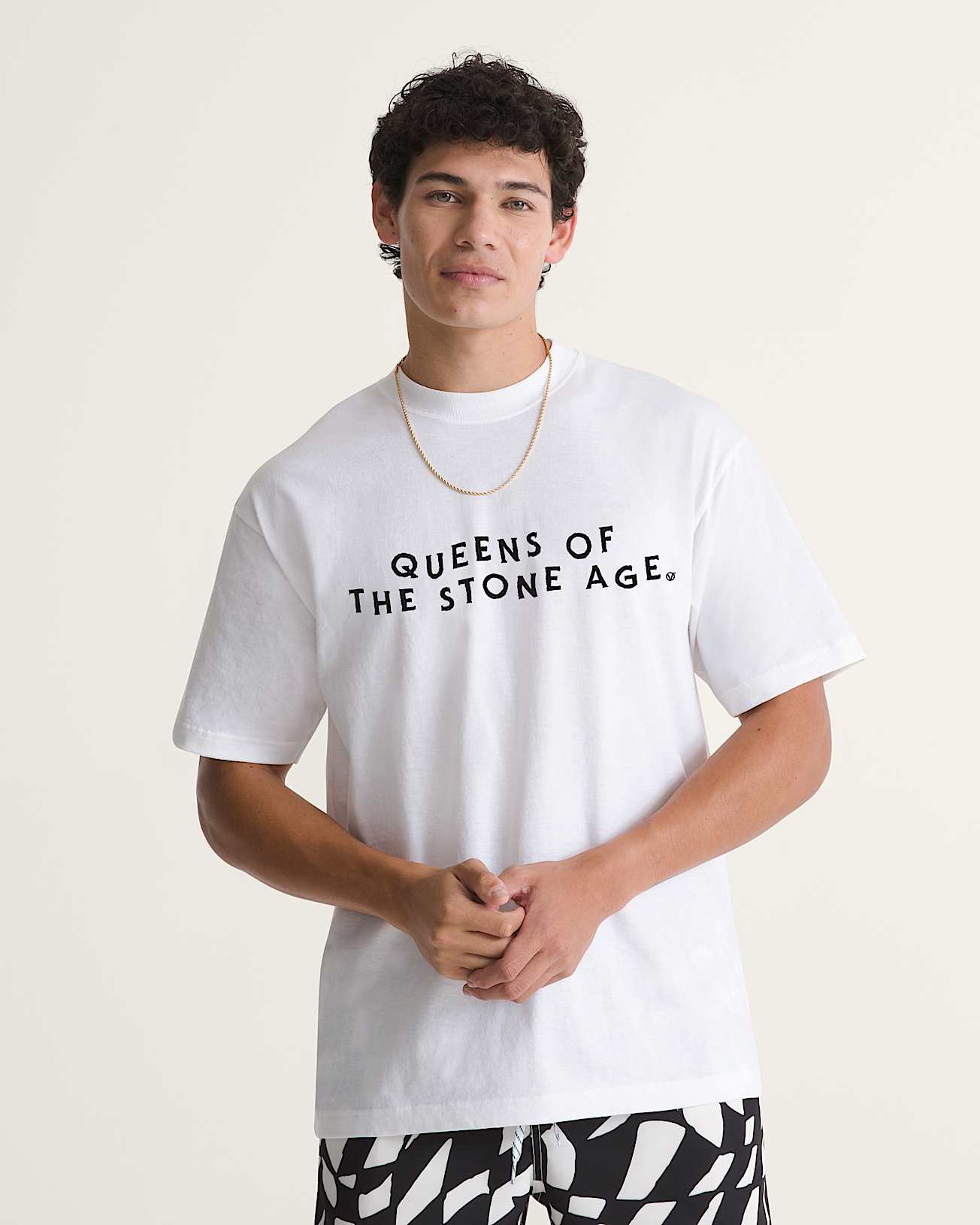 Queens of the Stone Age SS Tee White VANS Bianco ALT2