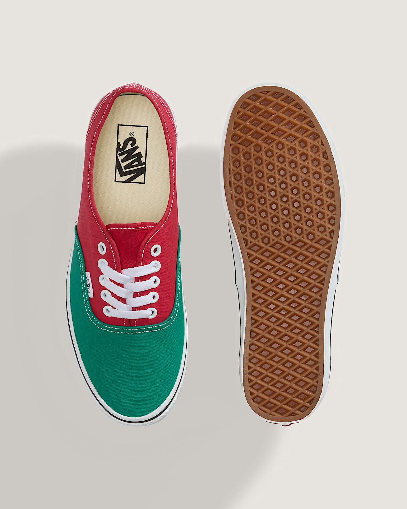 Authentic Shoes VANS GreenRed ALT3