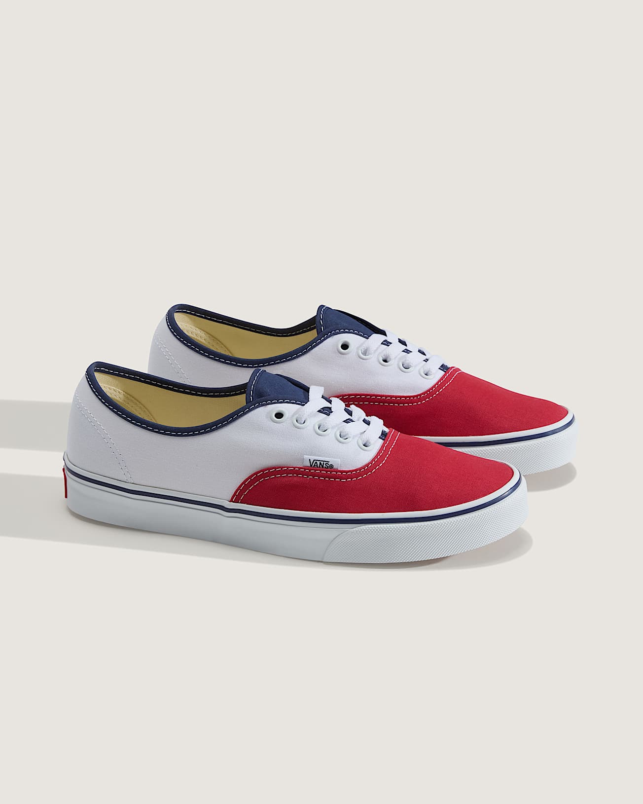 Chaussures Authentic VANS RougeBlancBleu ALT2