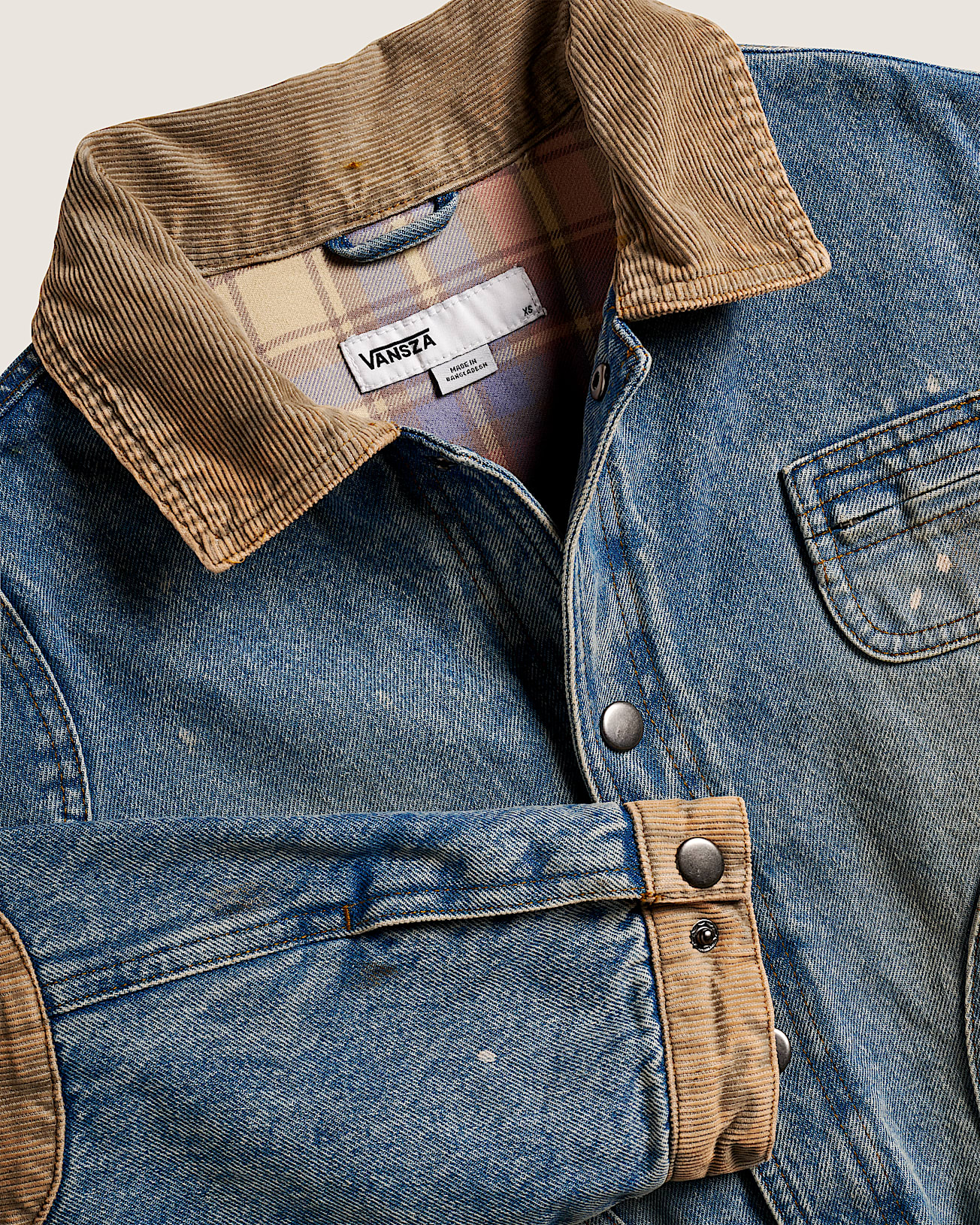 VANSZA Denim Hunting Jacket VANS Blue ALT3